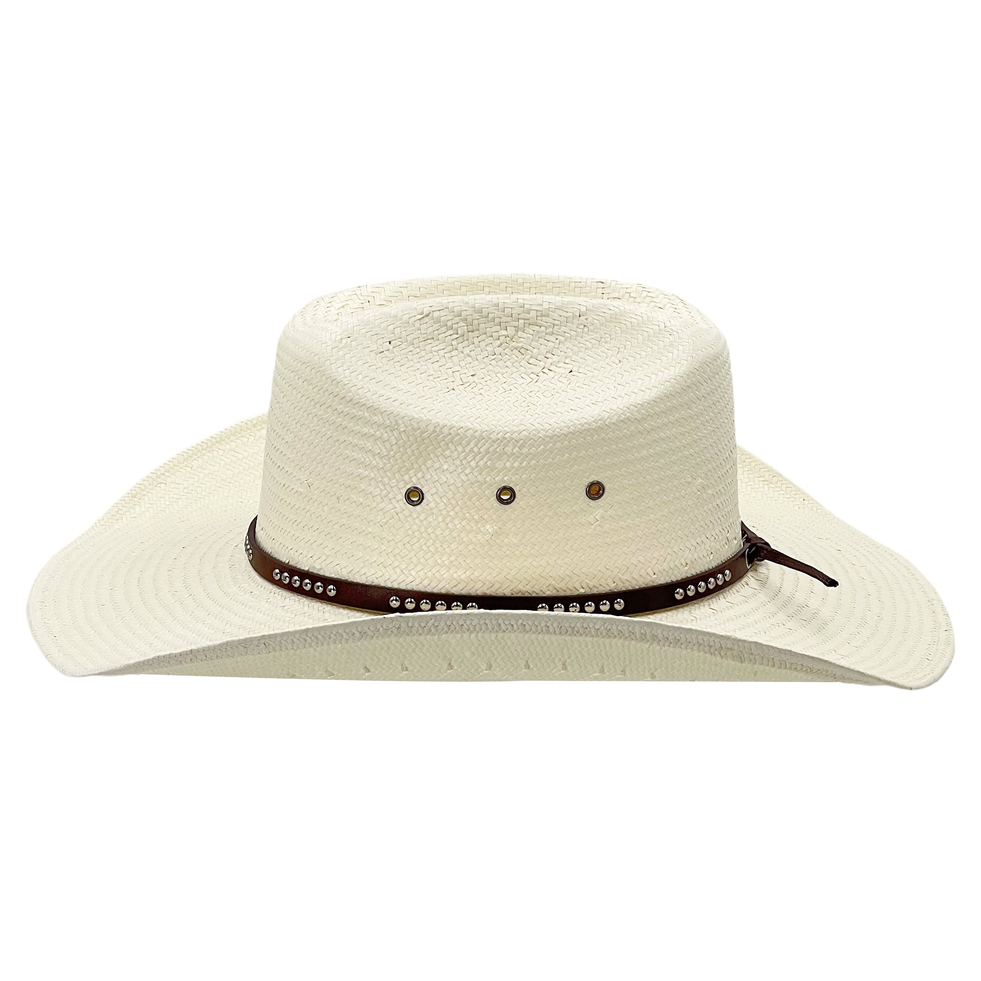Modern Straw Hat – Sculpted Brim, Airflow Design