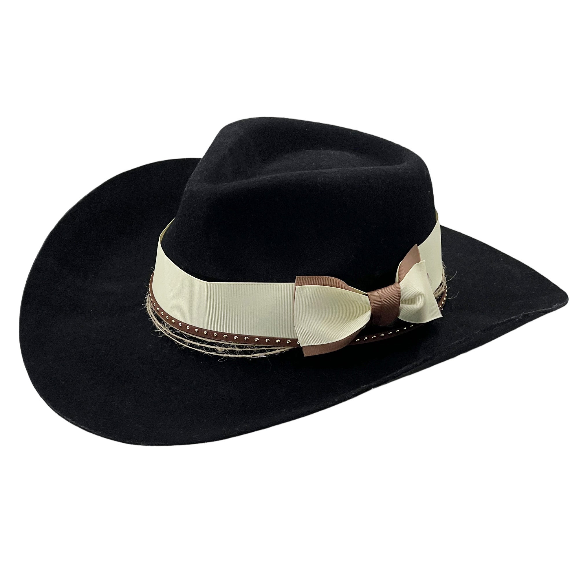 Black Cowboy Hat – Custom Woven Band