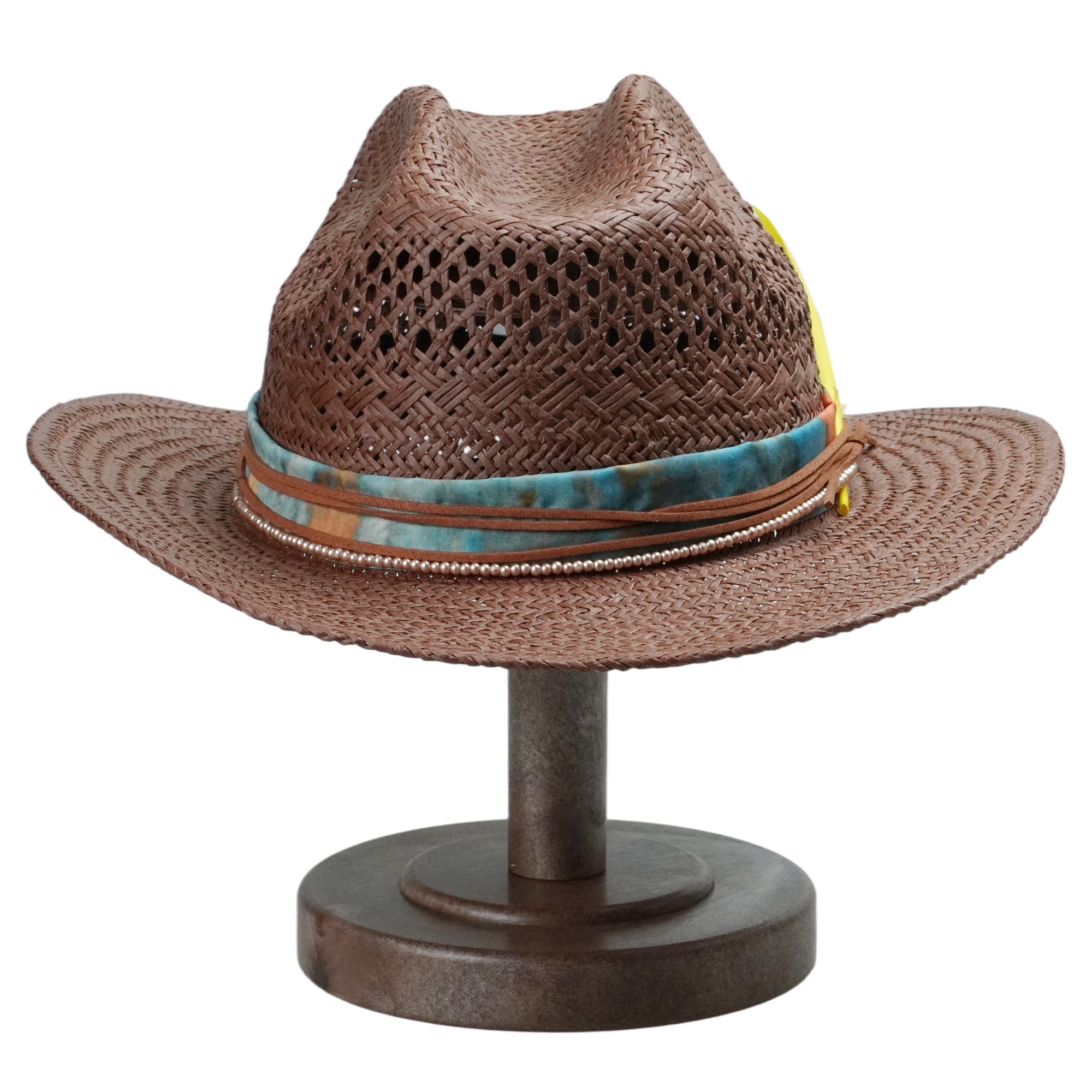 Classic Cattleman Crown - Chocolate with Thin Cord Detail