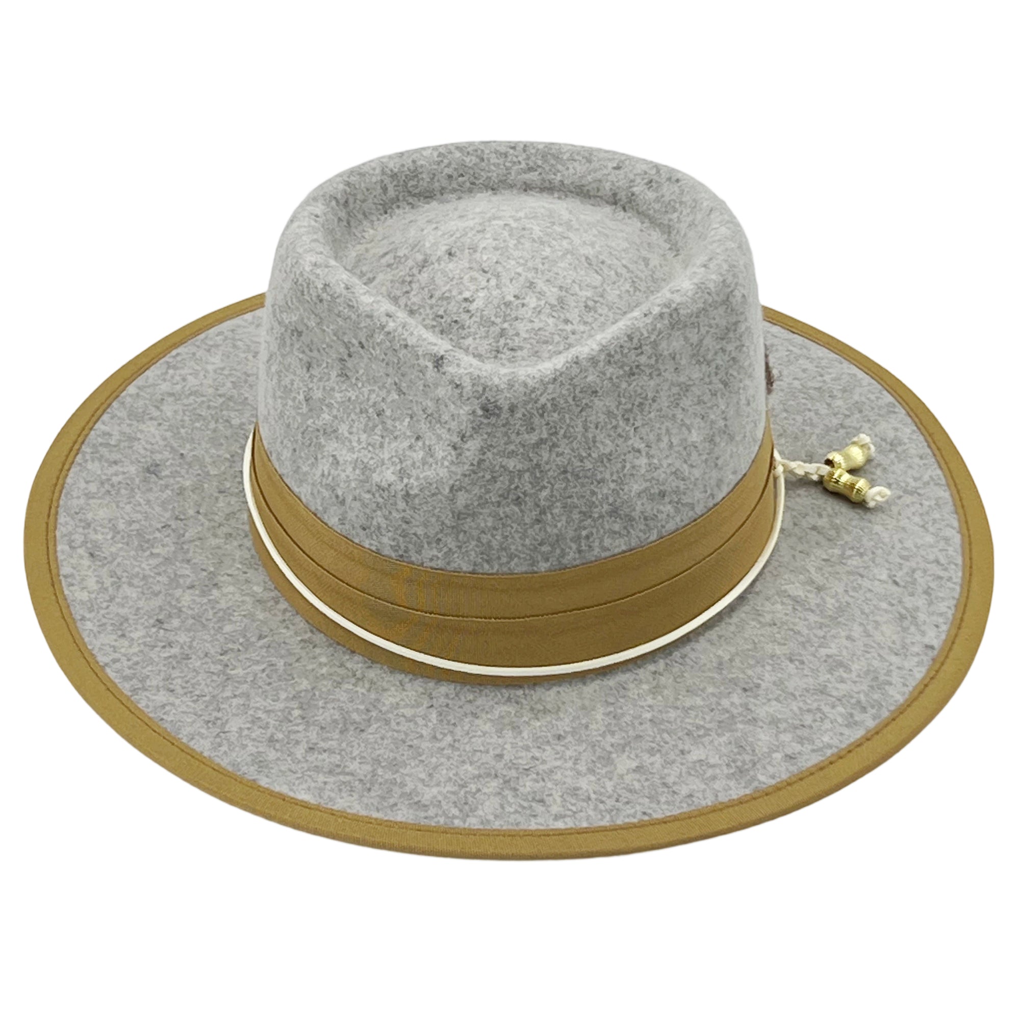 Modern Stone Hat – Refined Cord & Clasp