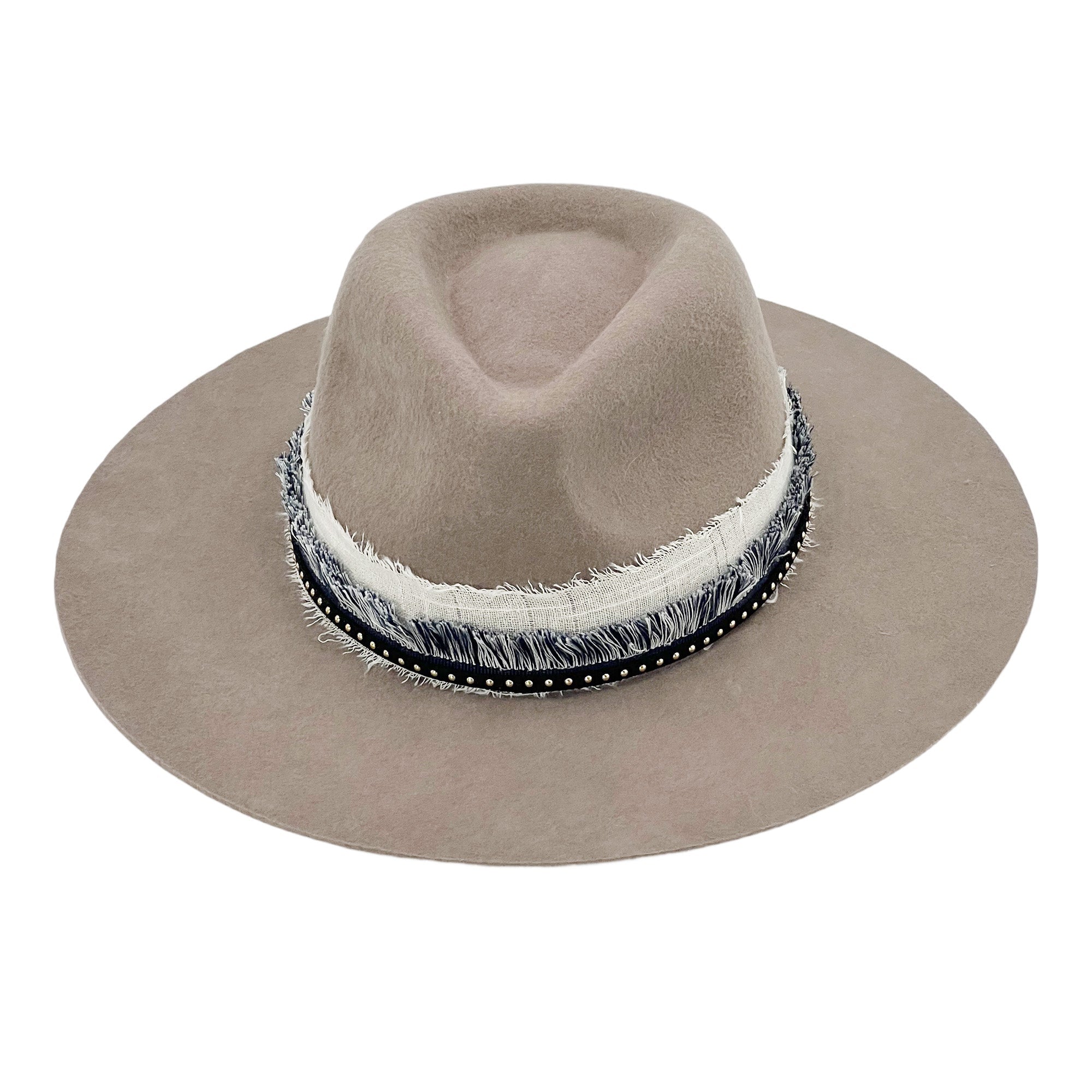 Premium Felt Hat – Custom Woven Trim