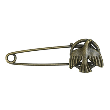 VINTAGE COPPER DOVE HAT PIN