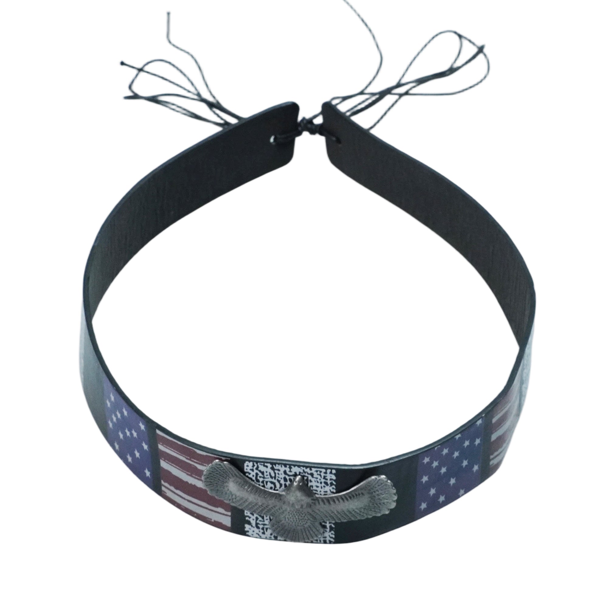 EAGLE STAR LEATHER HAT BAND