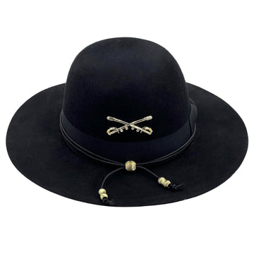 Black Flat-Brim – Custom Metal Accents