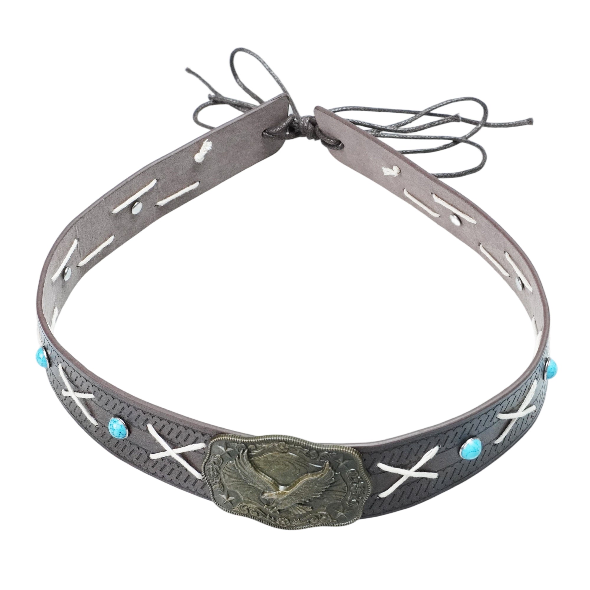 EAGLE METAL LEATHER HAT BAND