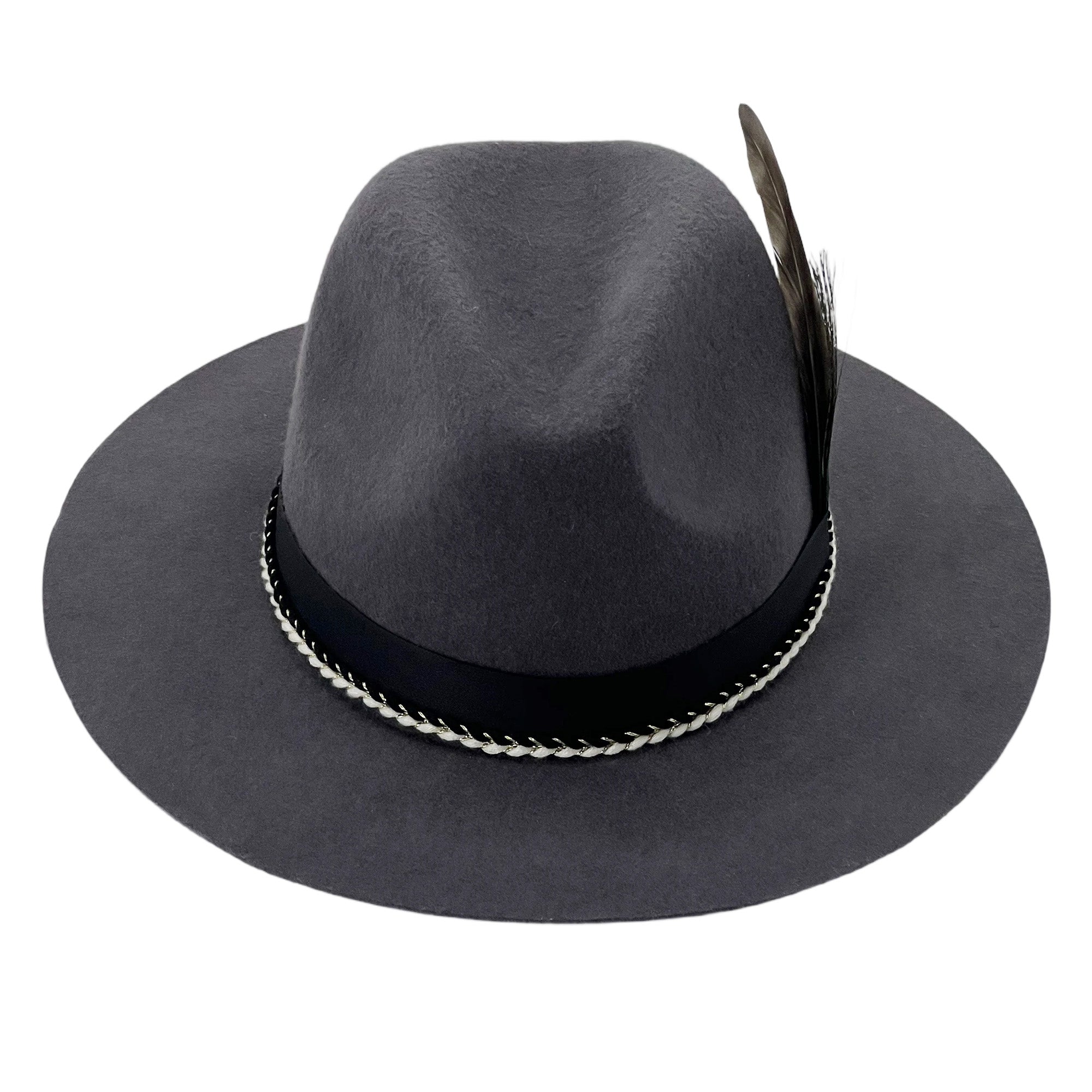 Custom Woven Band Hat – Deep Gray