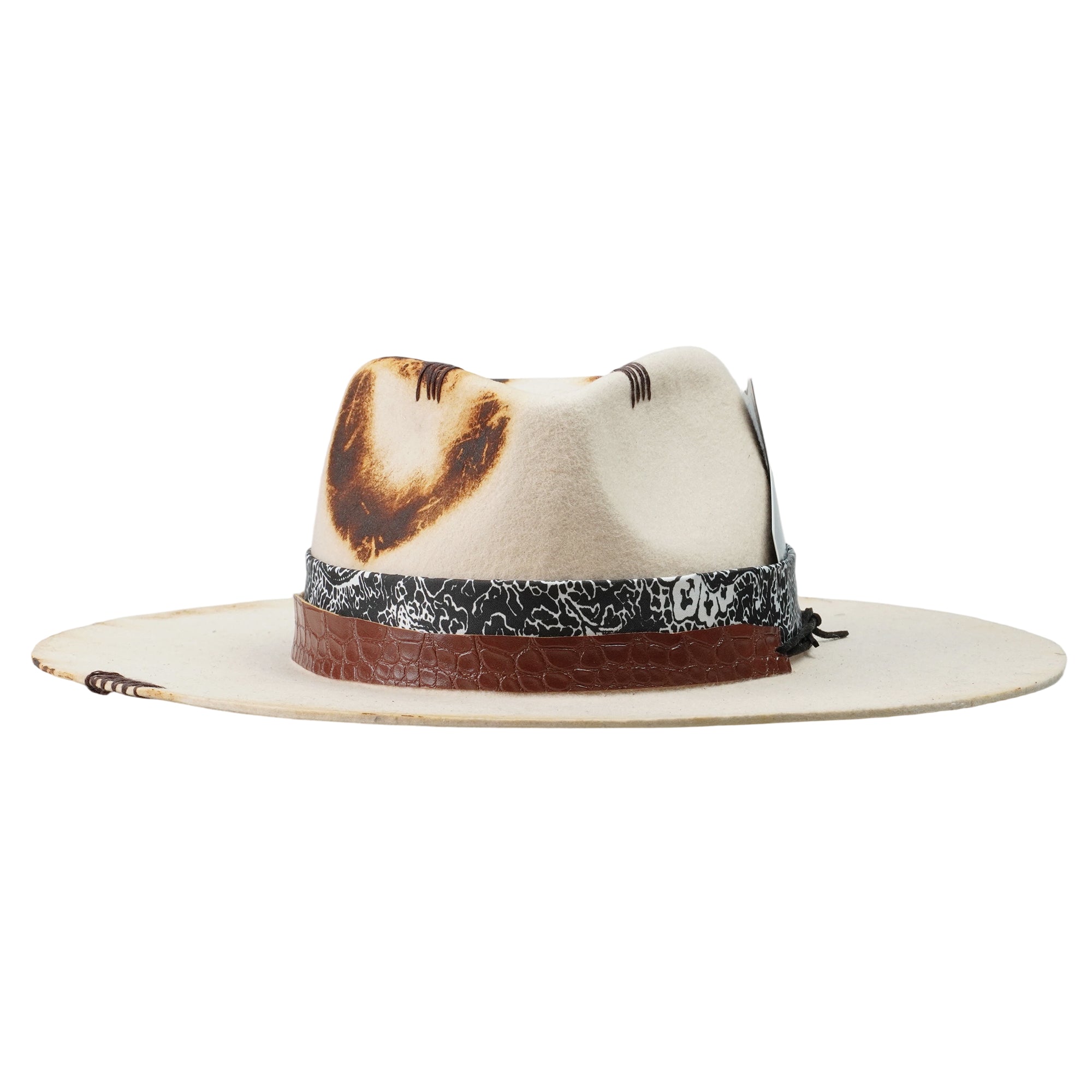 Refined Felt Hat – Minimal Shape, Eclectic Details