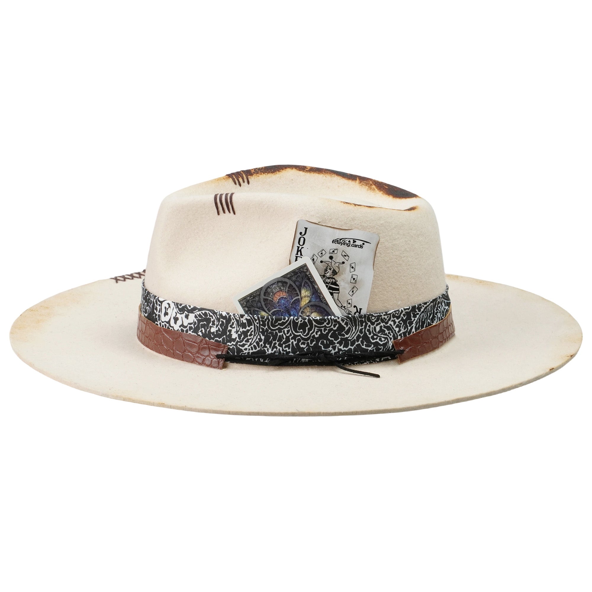 Refined Felt Hat – Minimal Shape, Eclectic Details