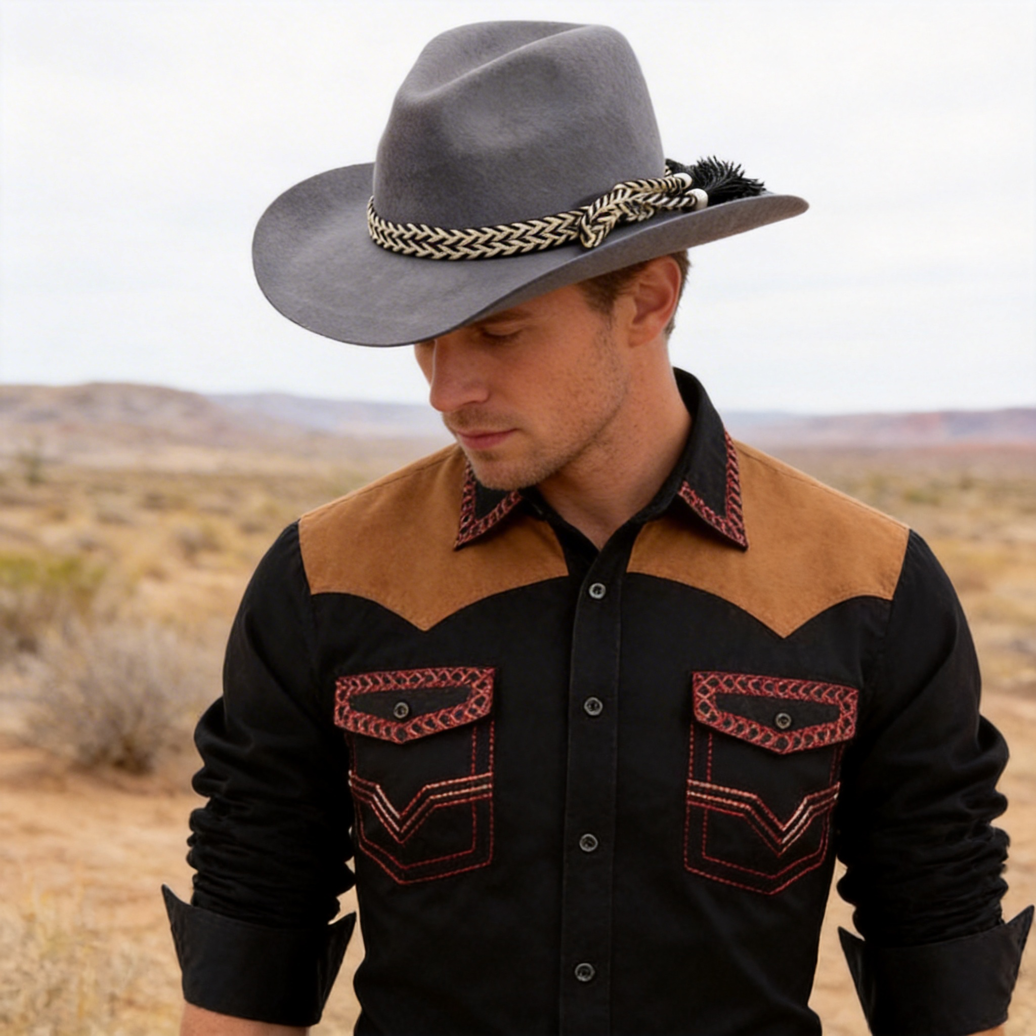 Light Gray Cowboy – Custom Knot