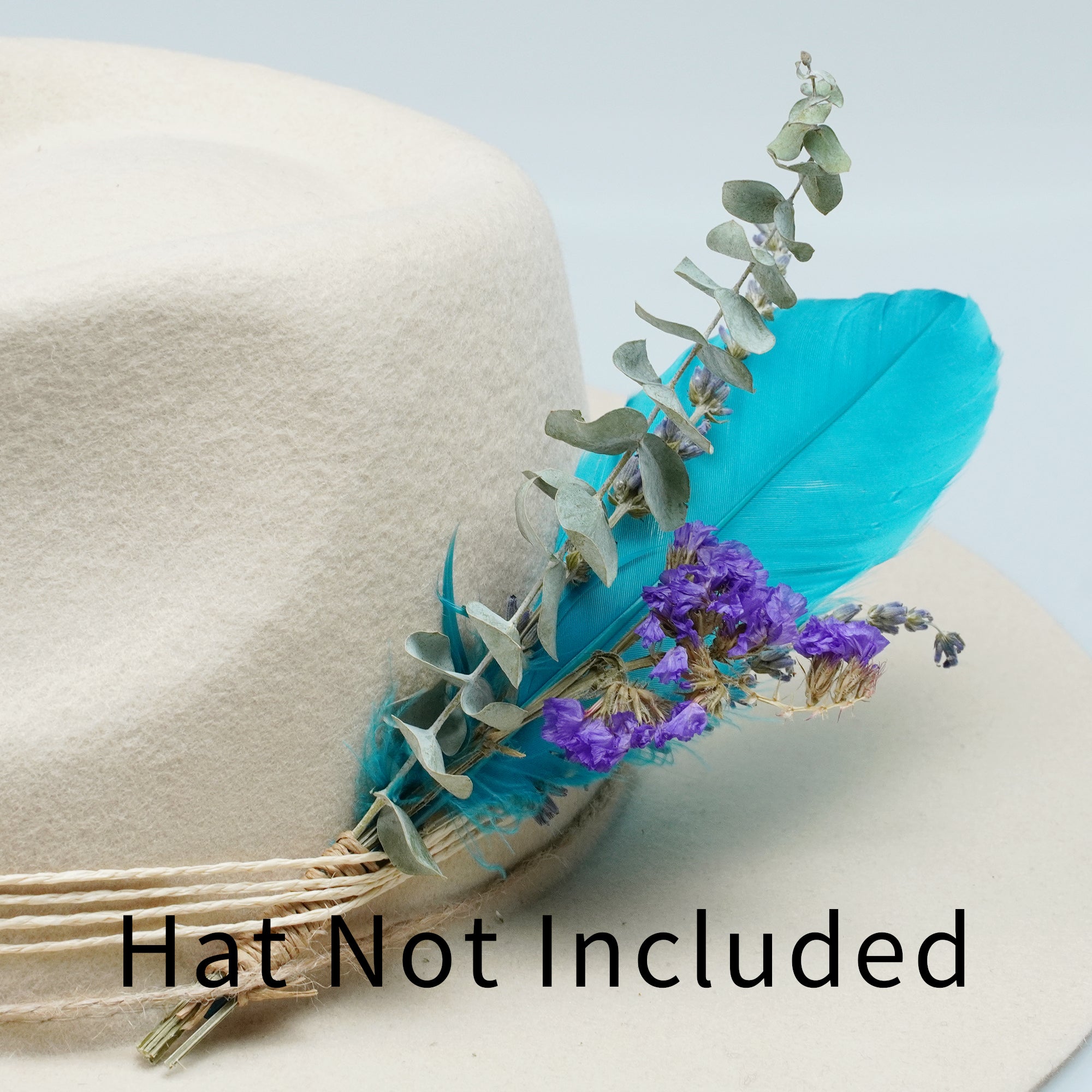 Ash | Dried Flower Hat Band