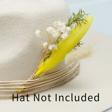 Jasper | Dried Floral Hat Wrap
