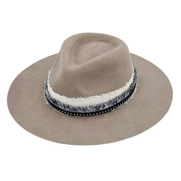 Premium Felt Hat – Custom Woven Trim