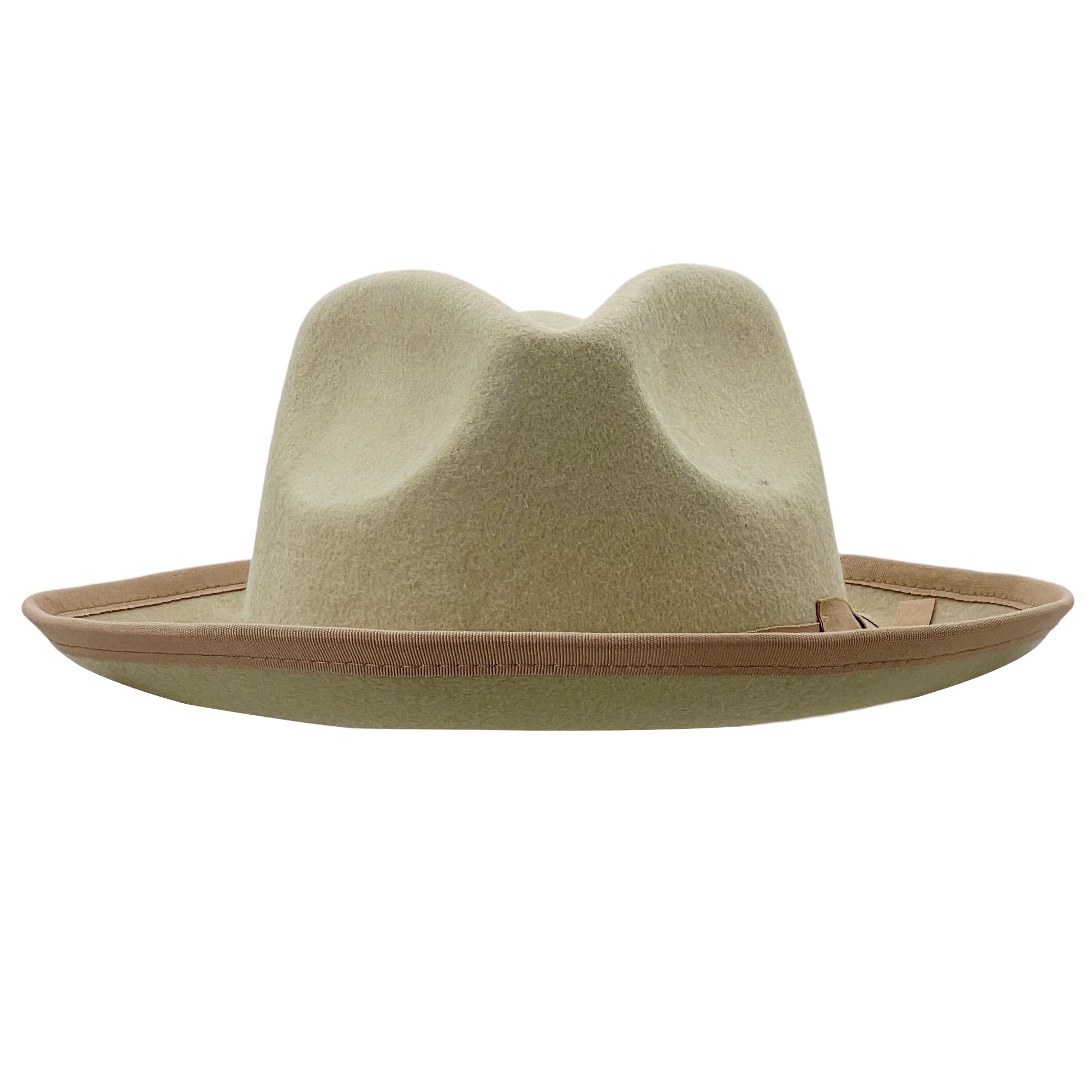 Oatmeal Fedora – Knotted Cord Band