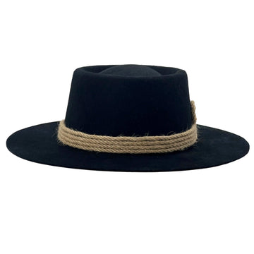 Contemporary Black Gambler – Textured Band