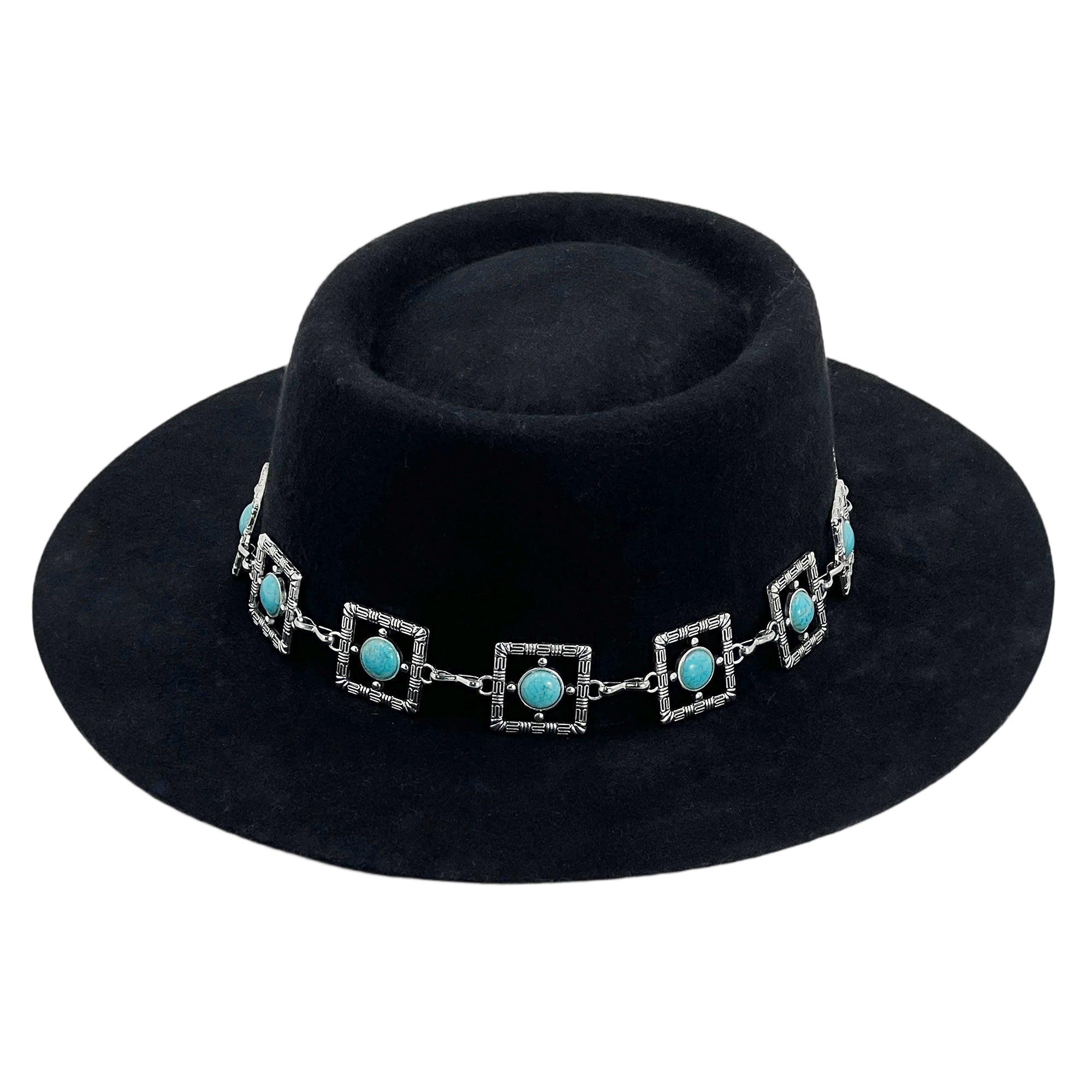 Black Frame – Teal Glyph