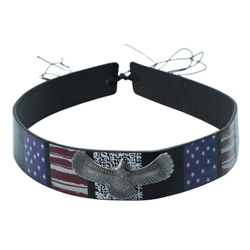 EAGLE STAR LEATHER HAT BAND