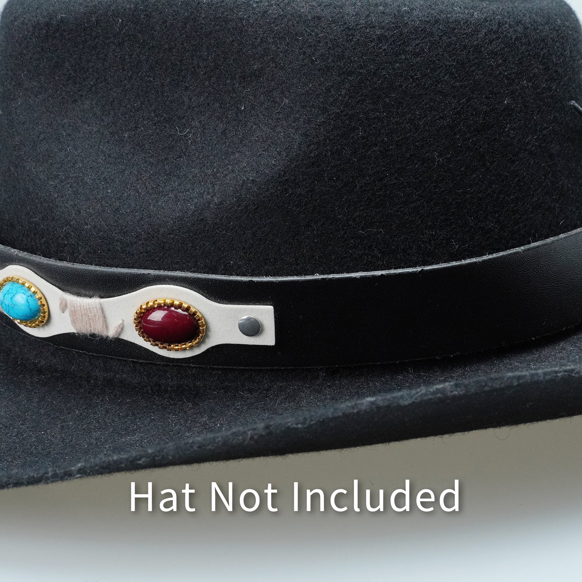 BOHO LEATHER HAT BAND