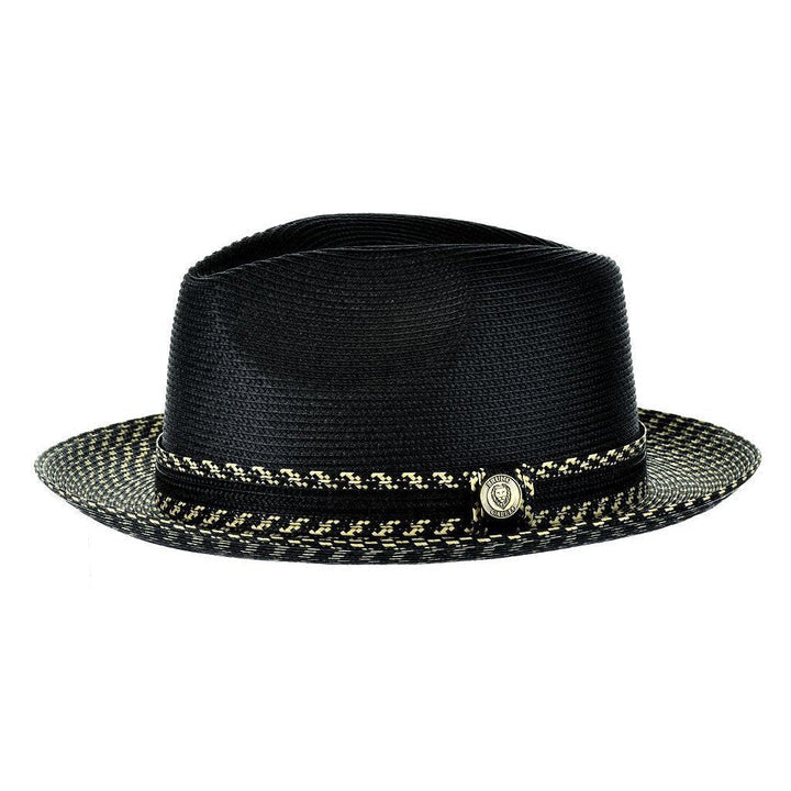 Lightweight Two-Tone Straw Fedora