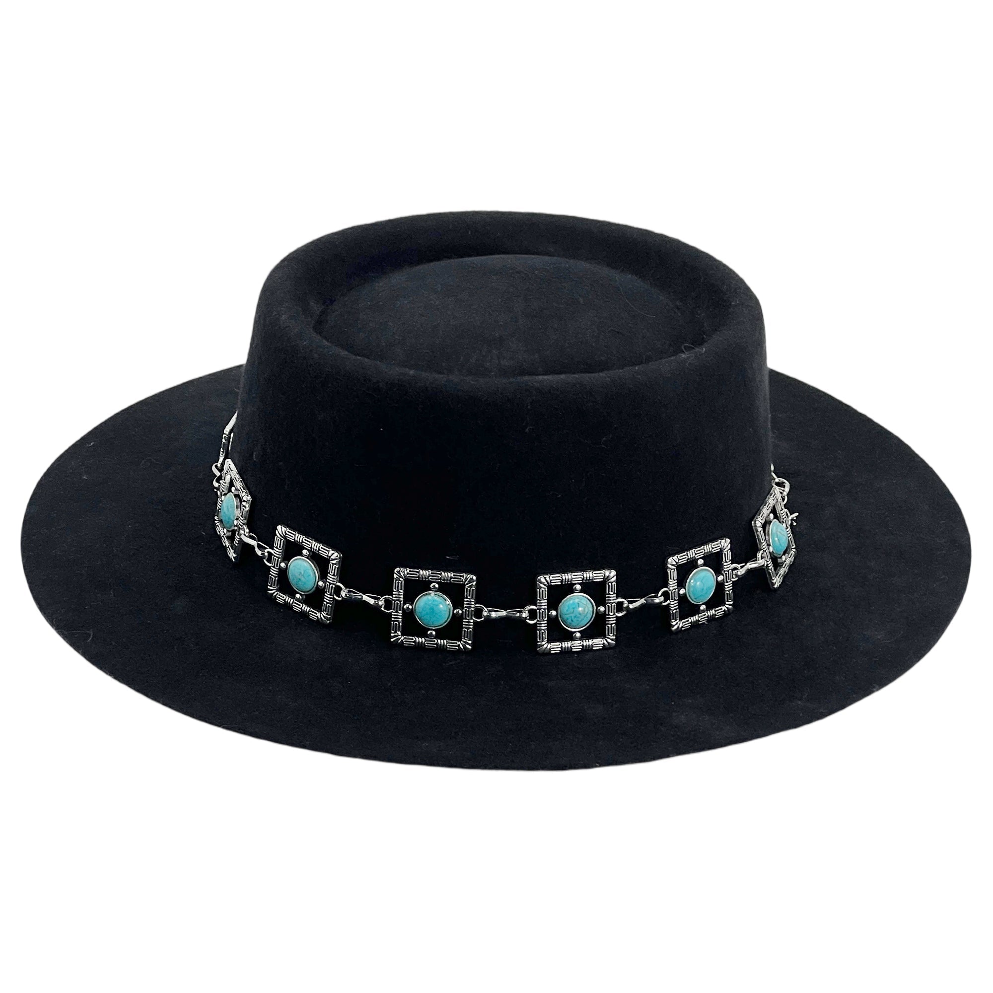 Black Frame – Teal Glyph