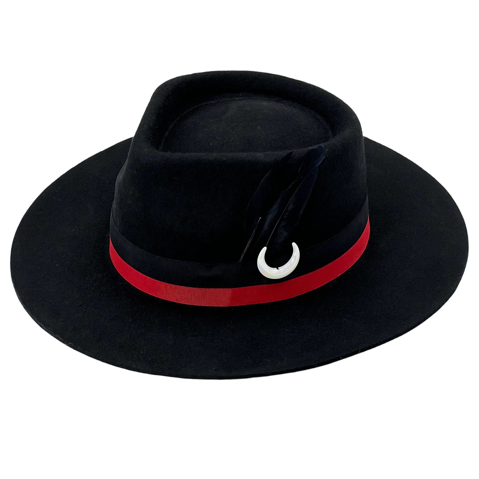 Modern Fedora – Ivory Crescent Detail