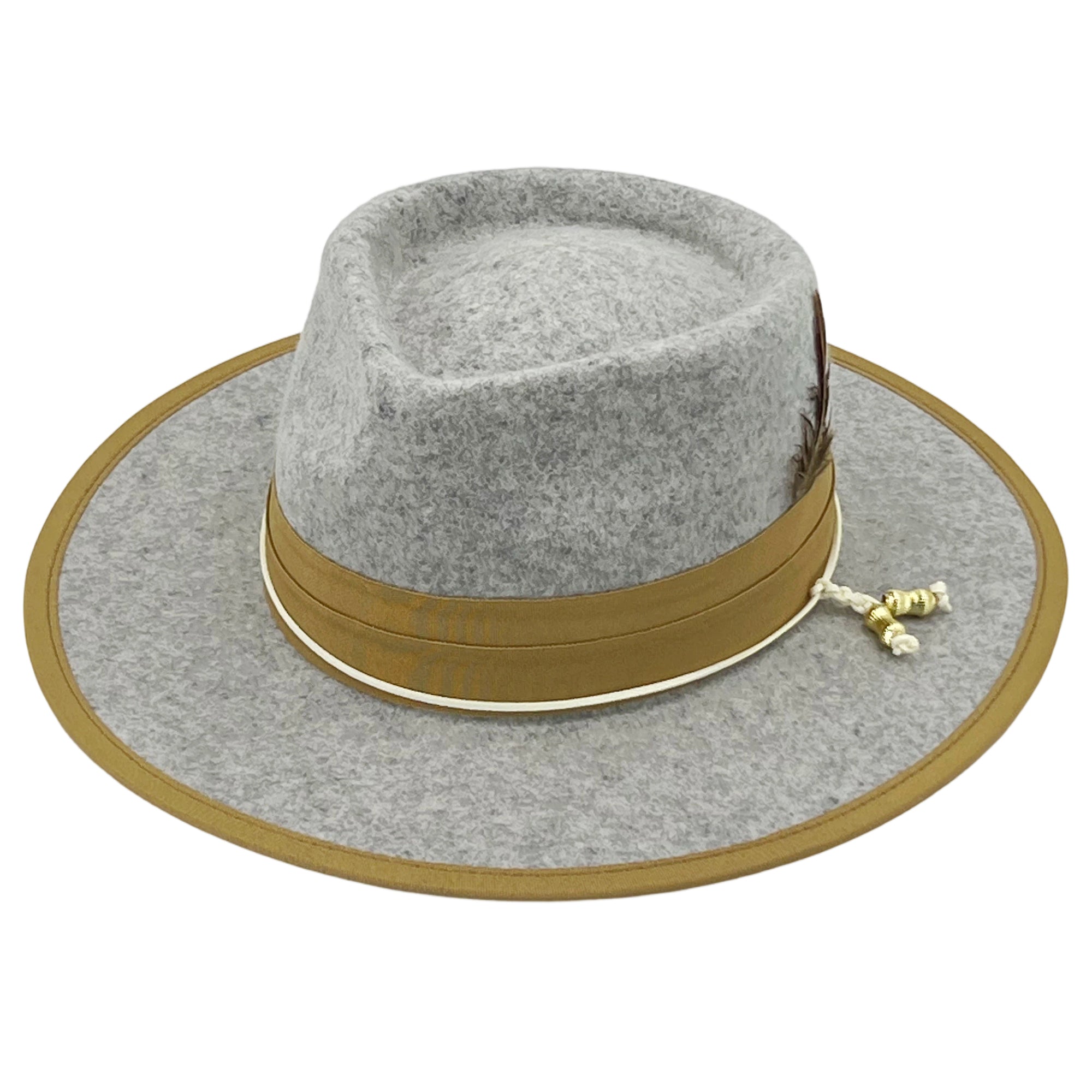 Modern Stone Hat – Refined Cord & Clasp