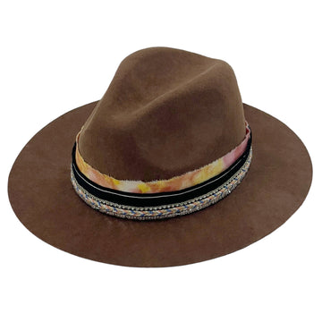 Warm Brown Fedora – Dual Custom Bands