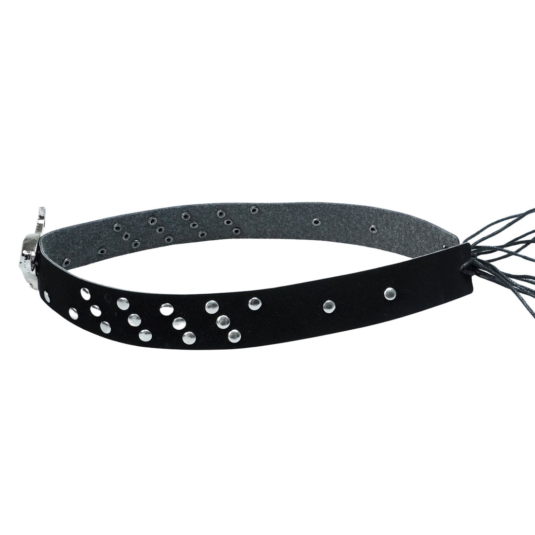 BULL HEAD METAL LEATHER HAT BAND