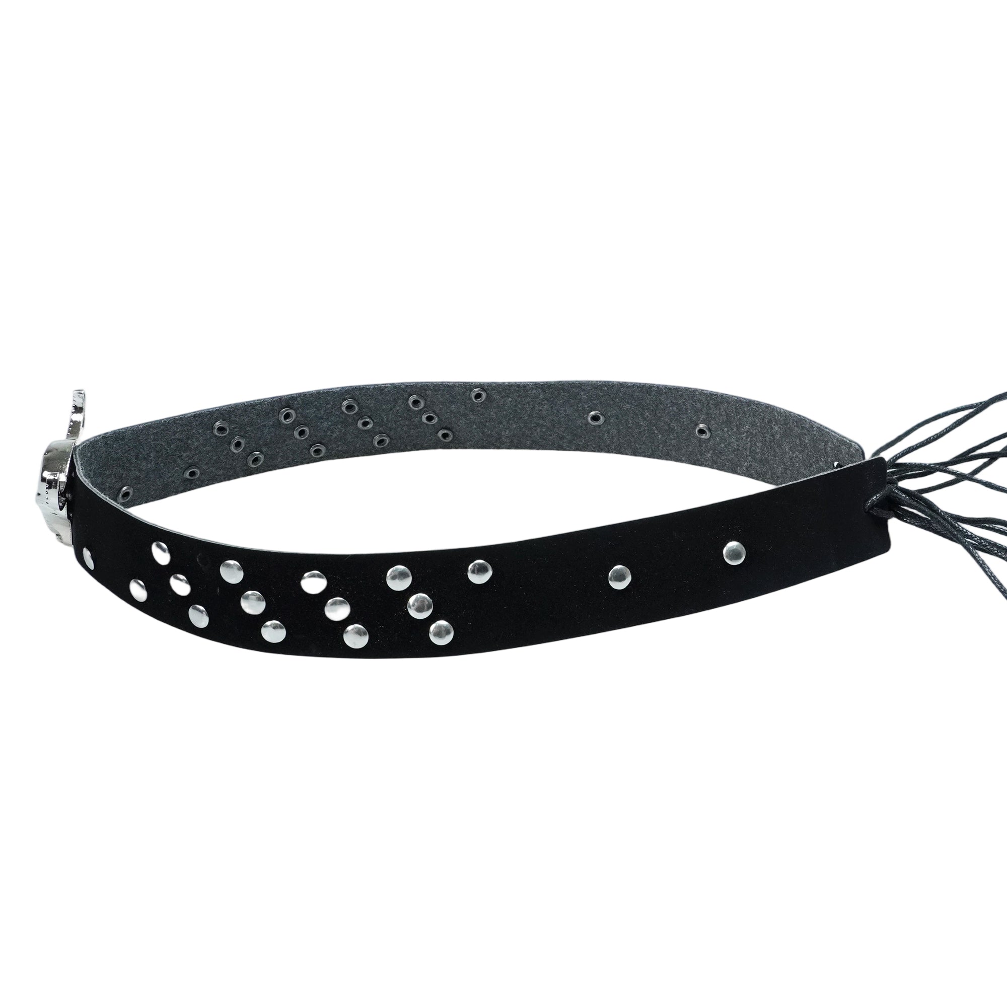 BULL HEAD METAL LEATHER HAT BAND