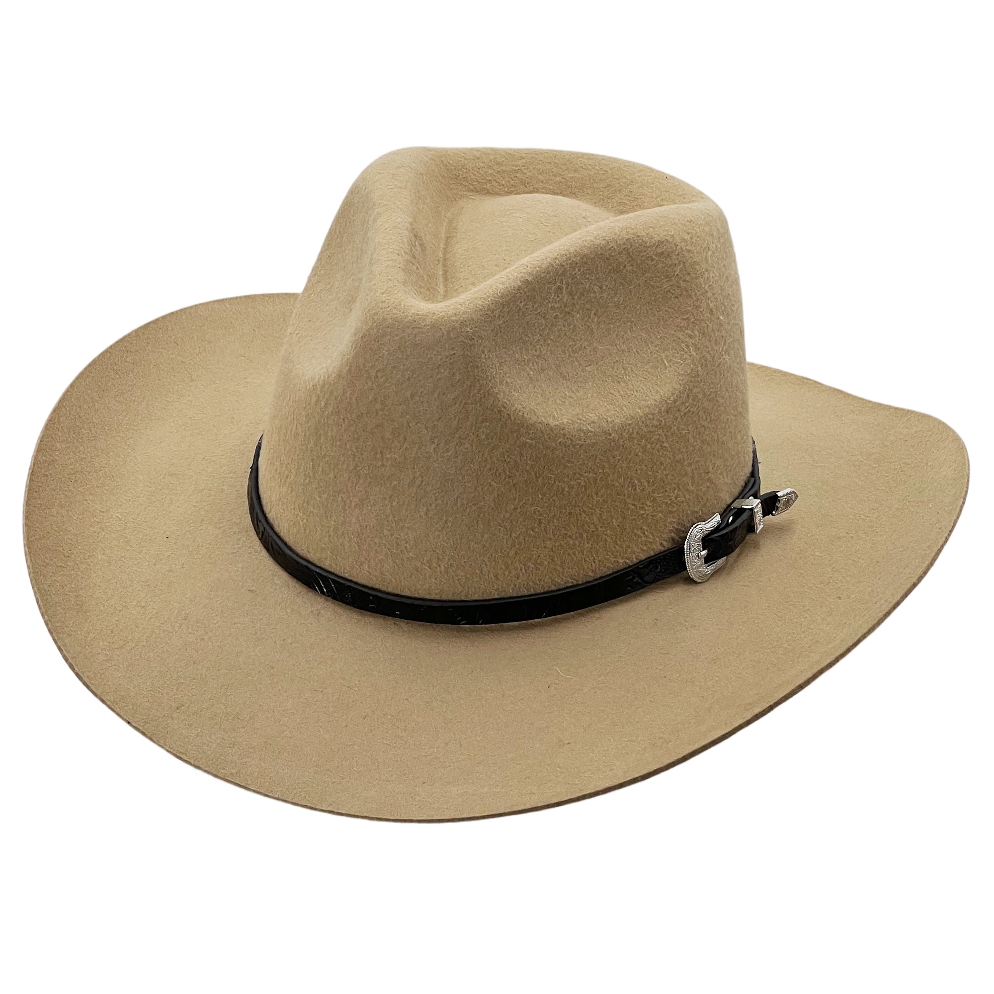 Khaki Cowboy – Minimalist Leather Accent