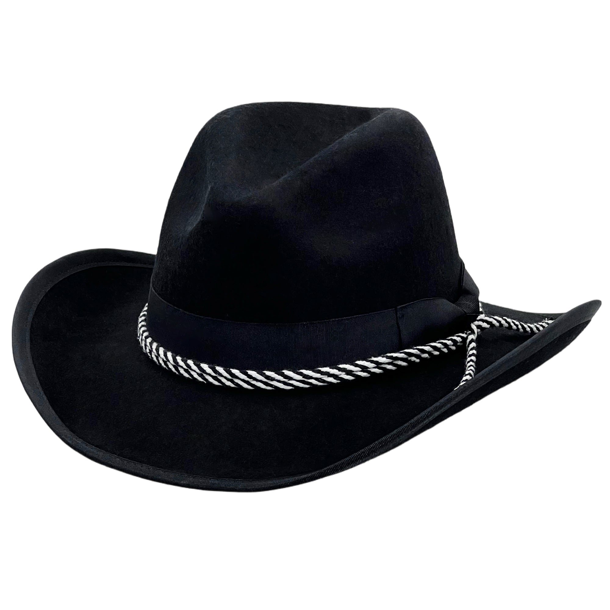 Black Cowboy Hat – Custom Knot