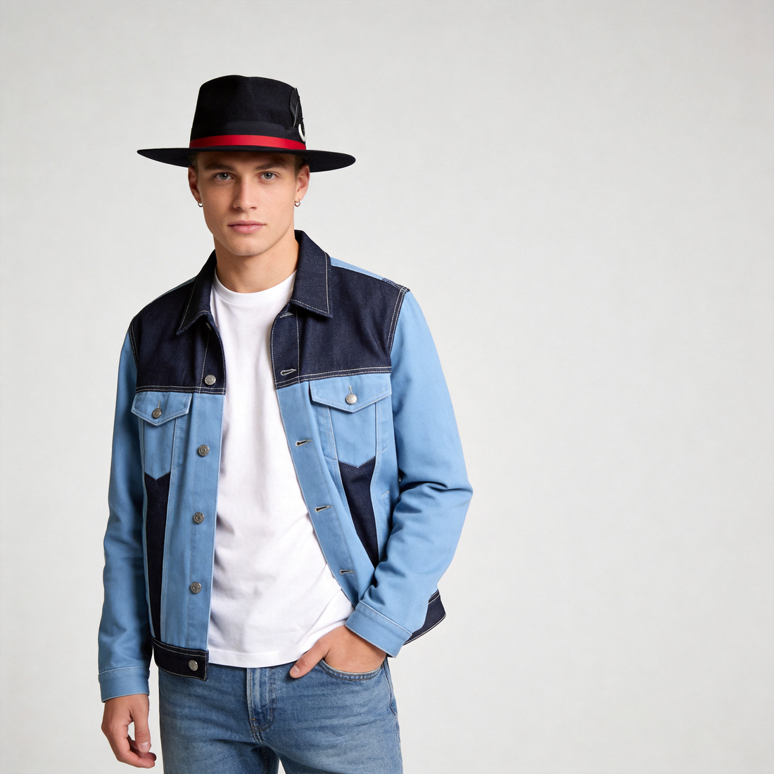 Modern Fedora – Ivory Crescent Detail