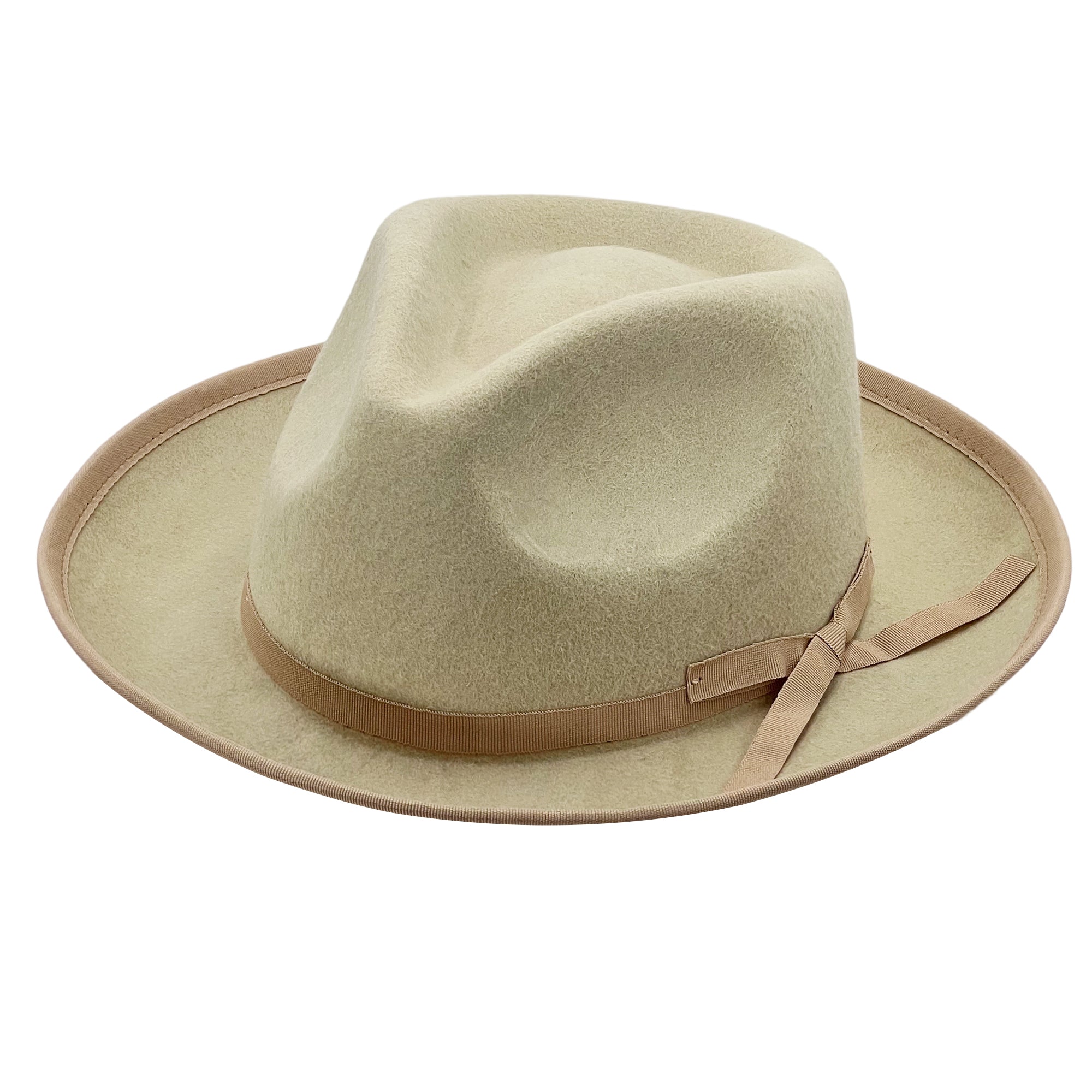 Oatmeal Fedora – Knotted Cord Band