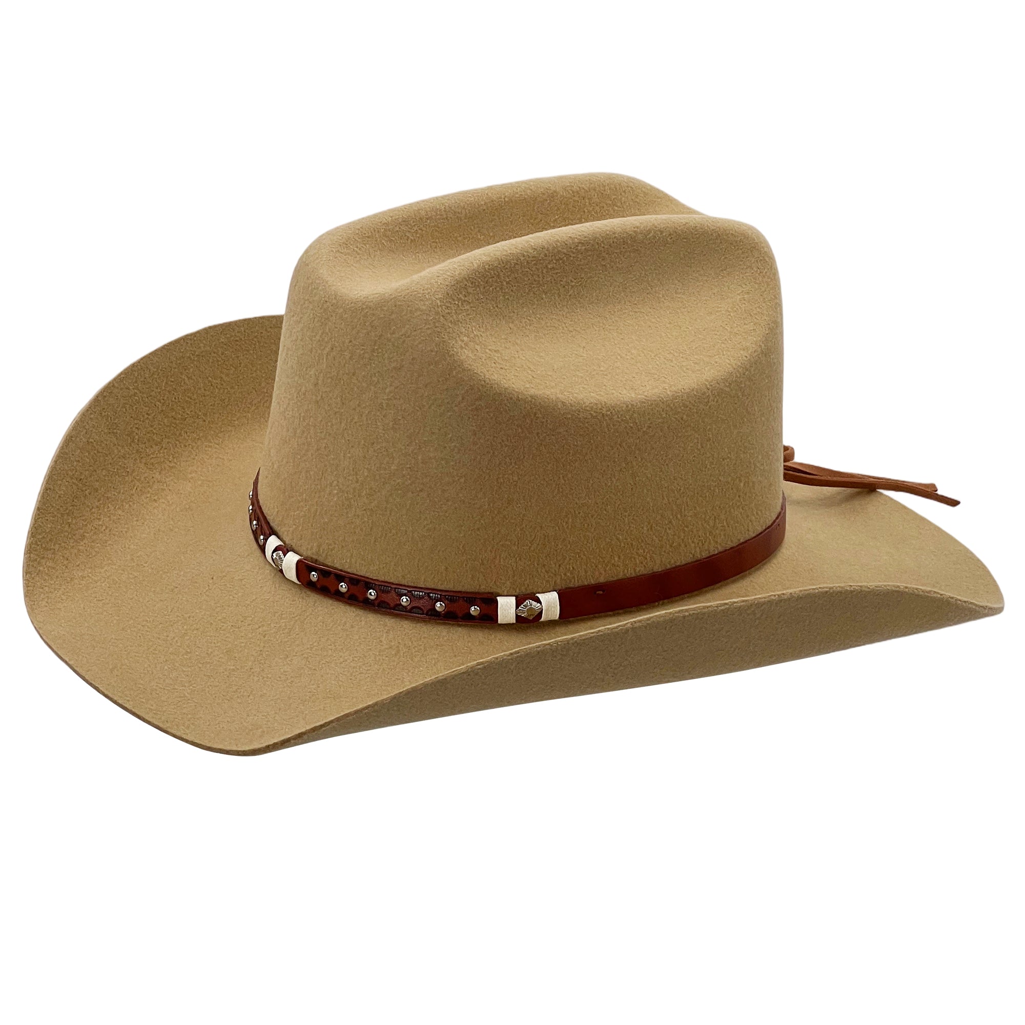 Ochre Cowboy – Patterned Leather Band