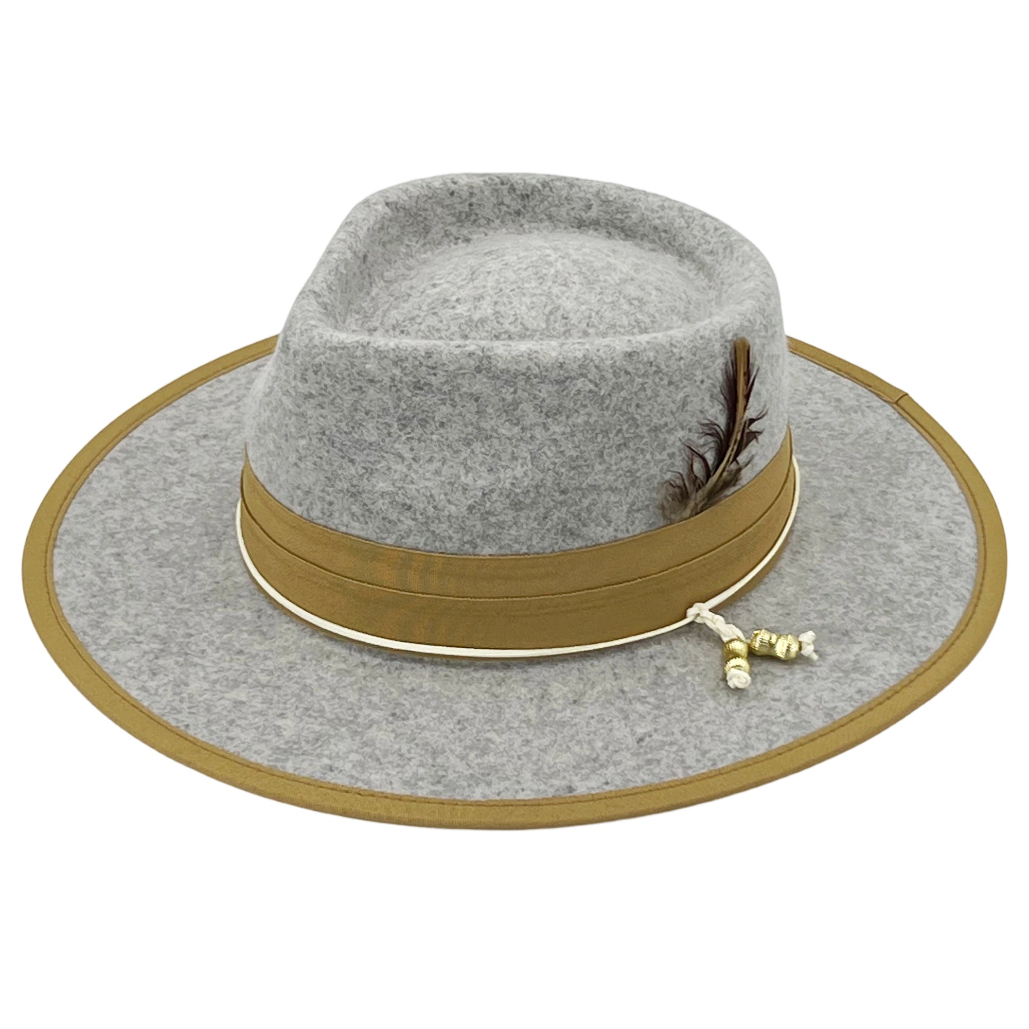 Modern Stone Hat – Refined Cord & Clasp