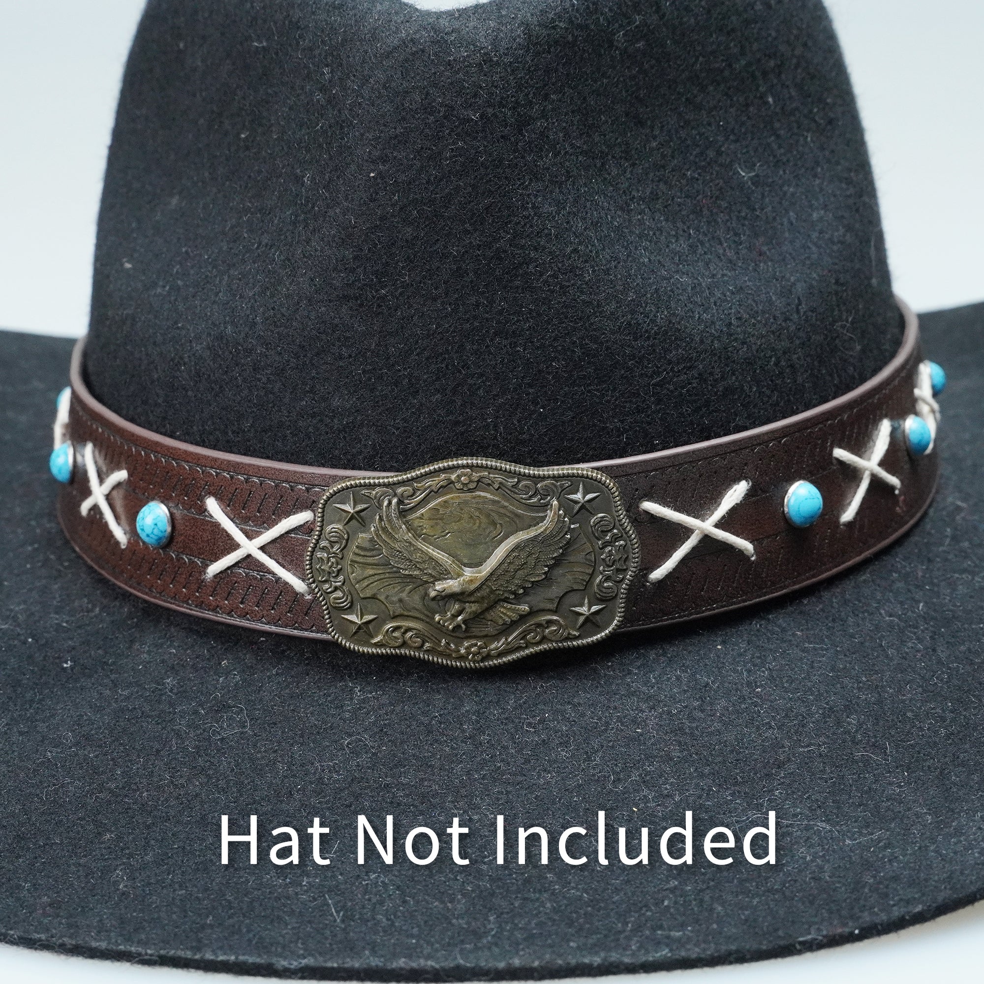 EAGLE METAL LEATHER HAT BAND