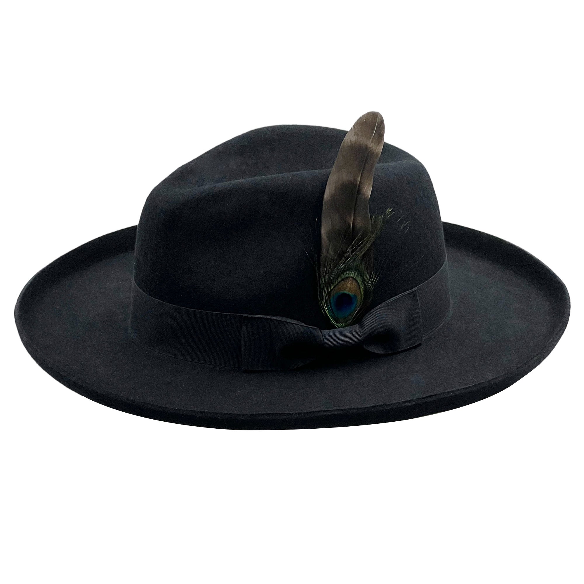 Artisan Black Felt Western Hat
