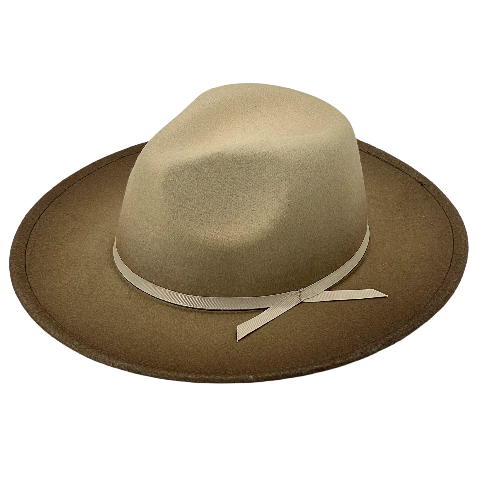 Gradient Oatmeal Hat – Minimalist Ribbon Band