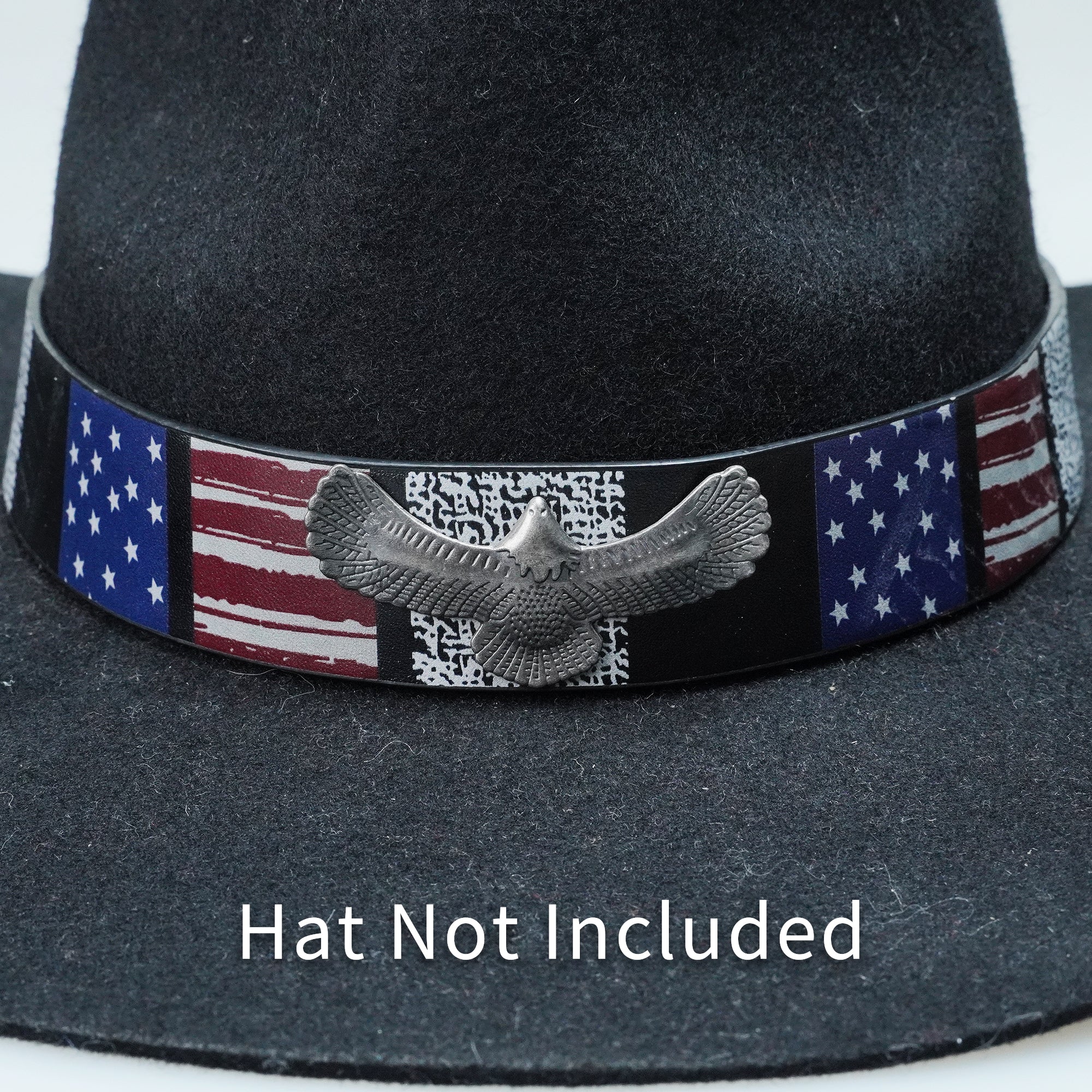 EAGLE STAR LEATHER HAT BAND