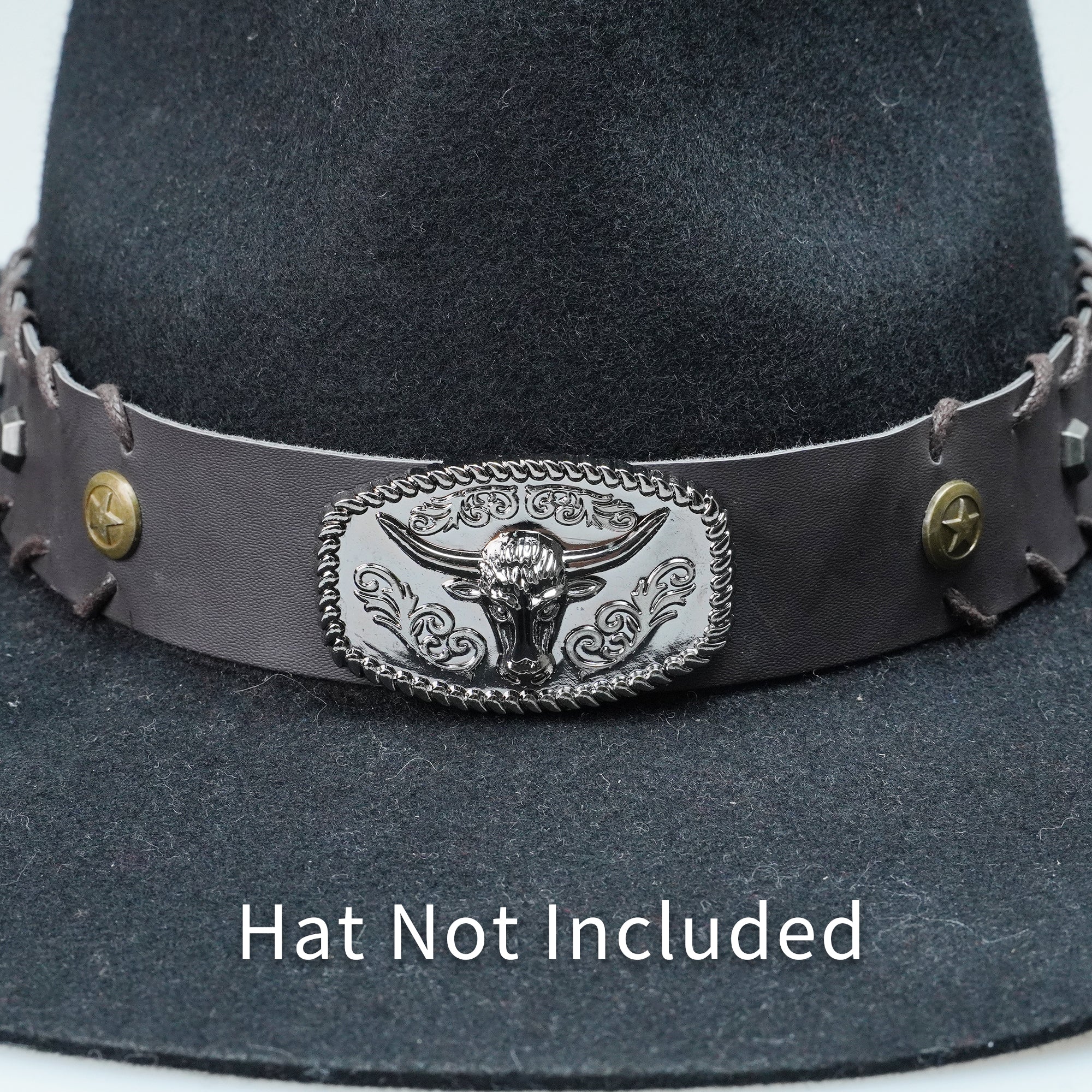 BULL METAL LEATHER HAT BAND