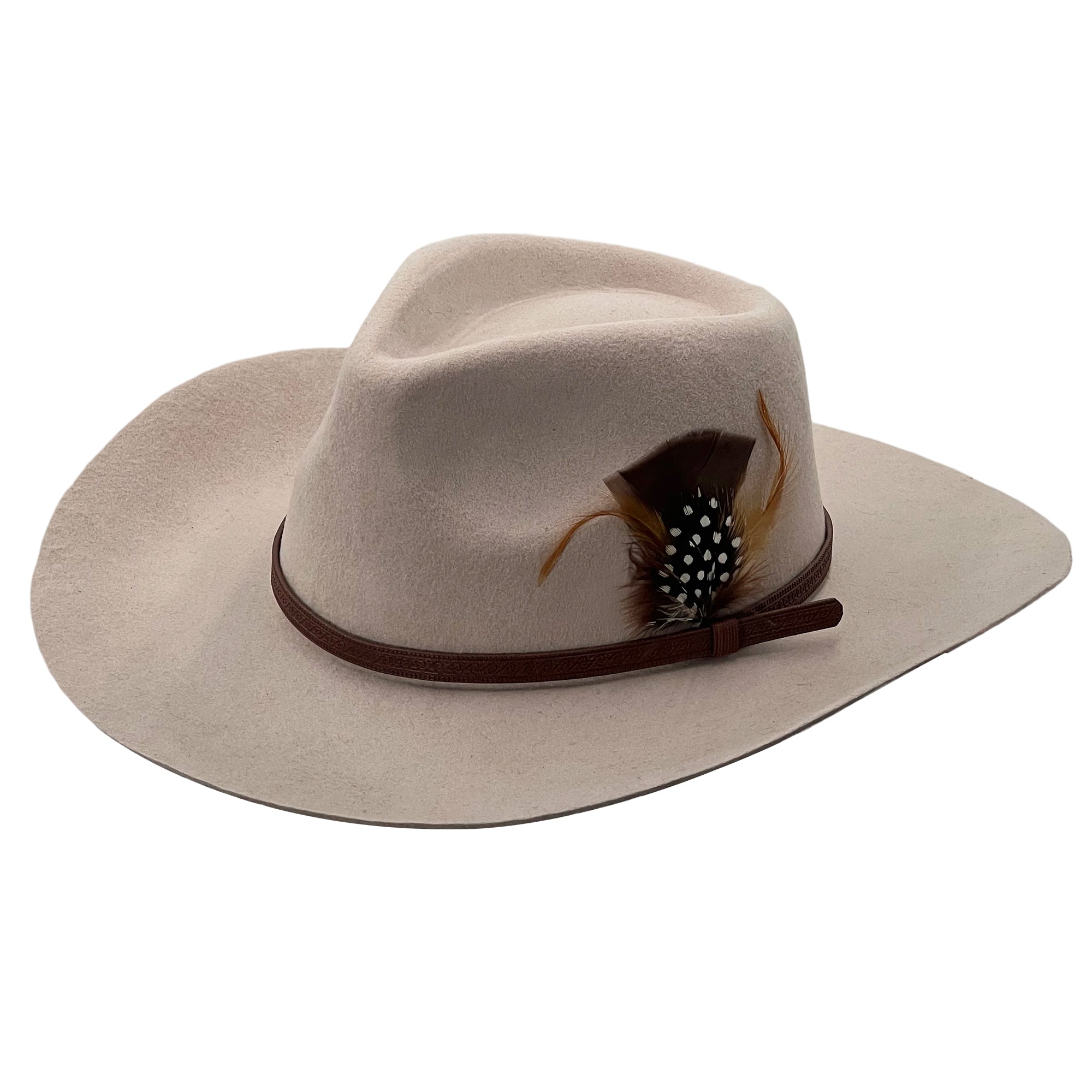 Modern Oatmeal Hat – Narrow Band Accent