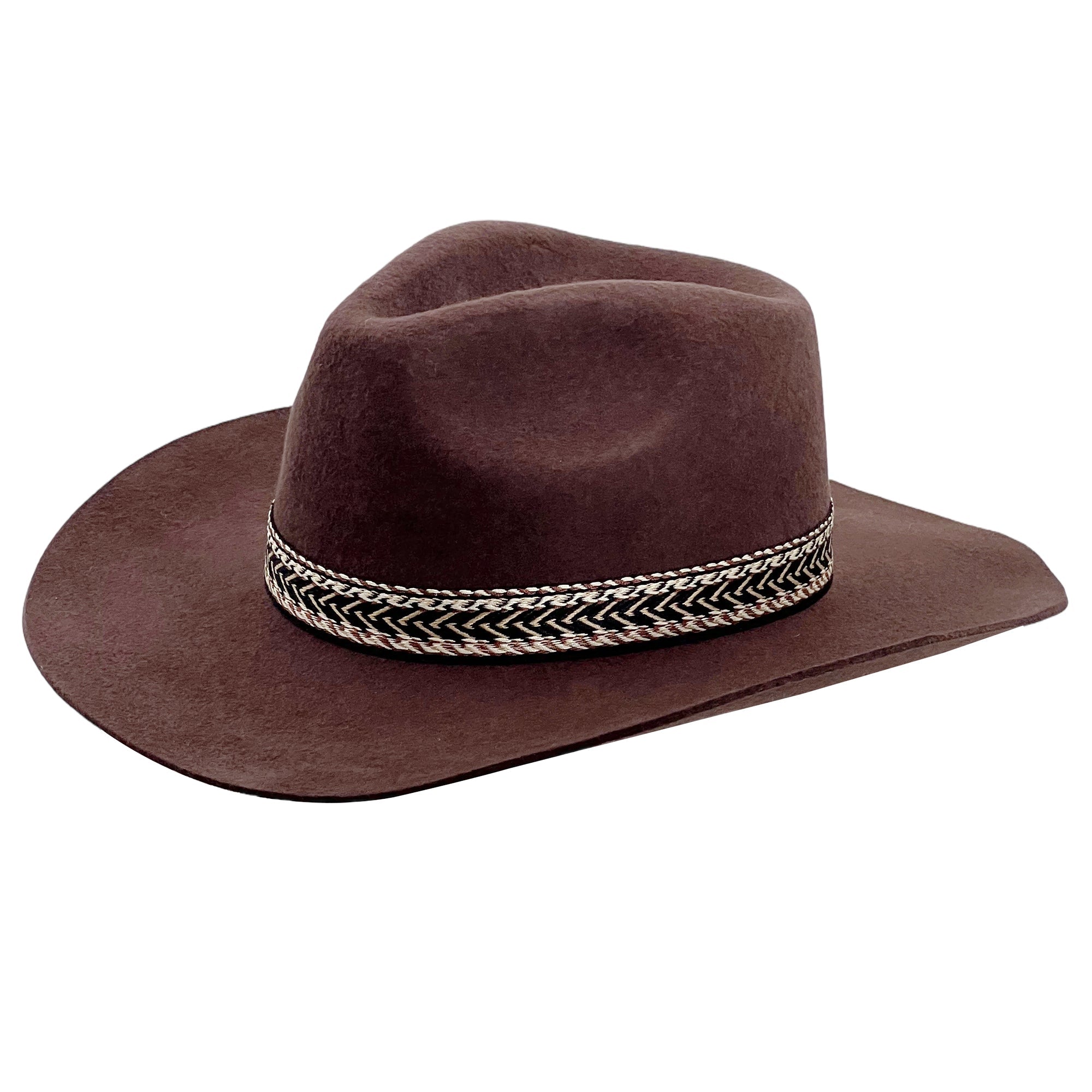 Brown Cowboy – Woven Band Detail