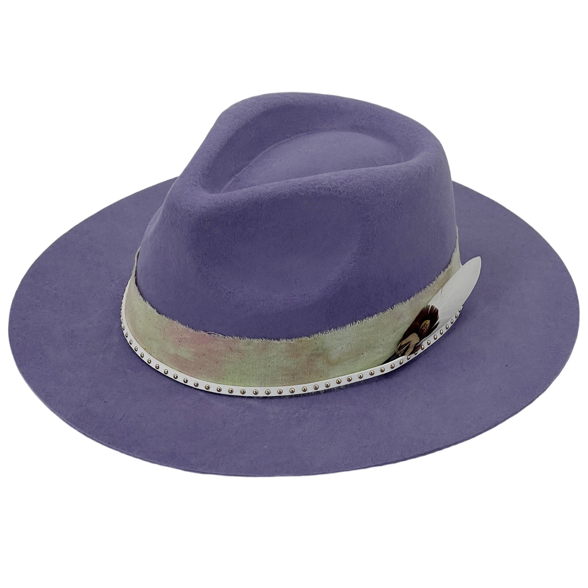 Modern Purple Hat – Custom Band Accents