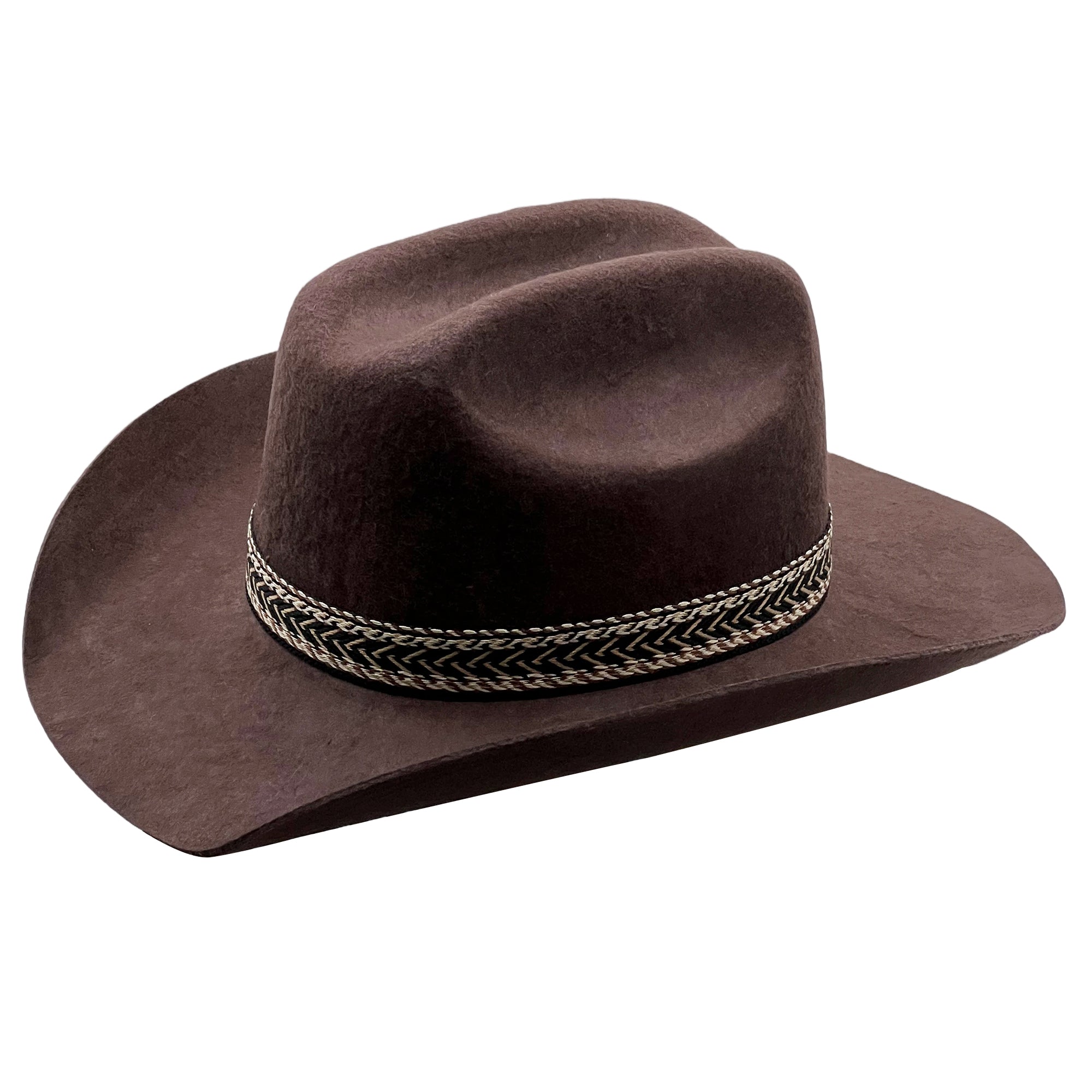 Chestnut Cowboy Hat – Custom Woven Band