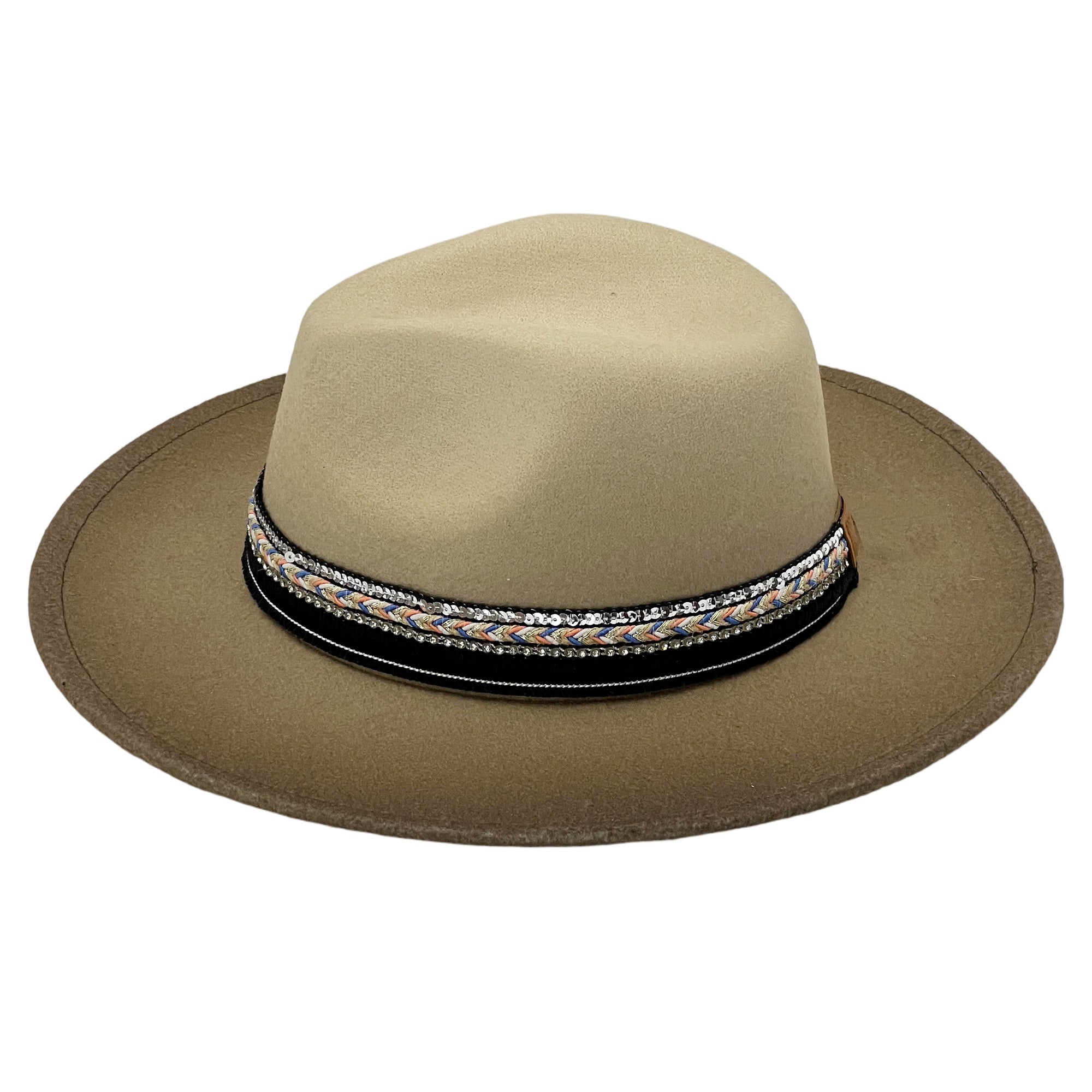 Gradient Felt Hat – Custom Fabric Trim
