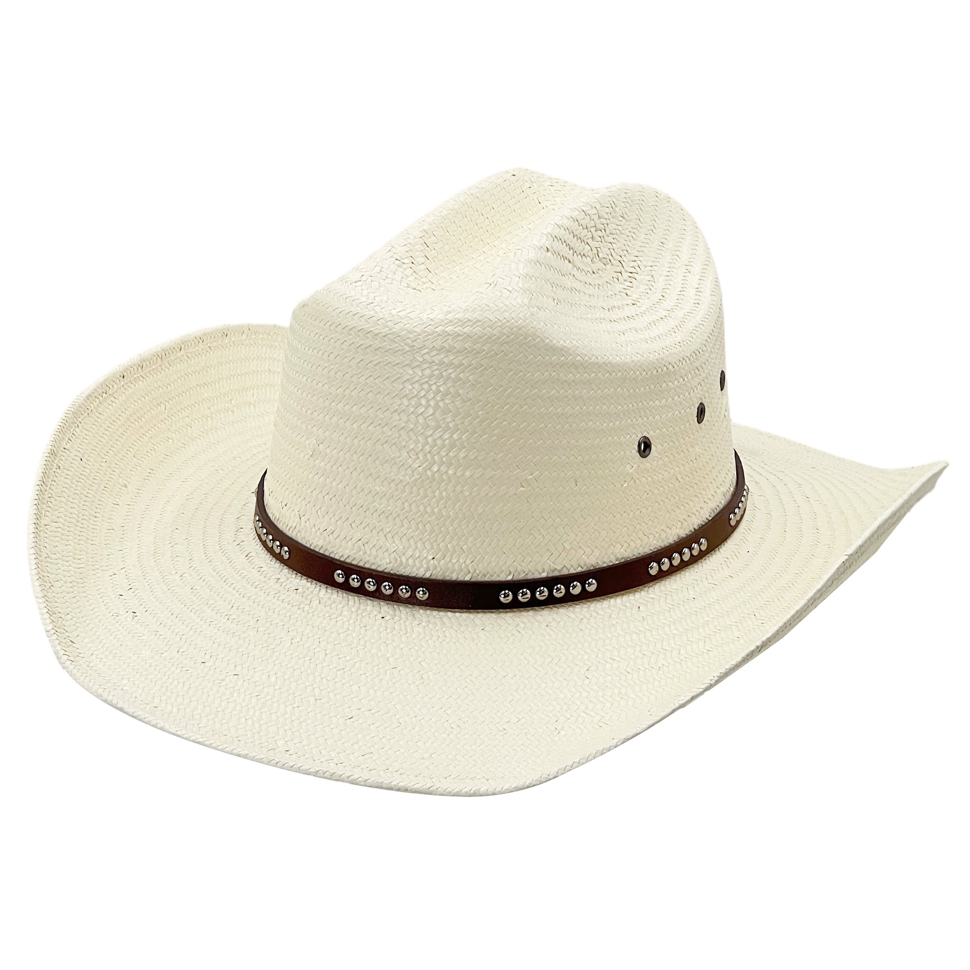 Modern Straw Hat – Sculpted Brim, Airflow Design