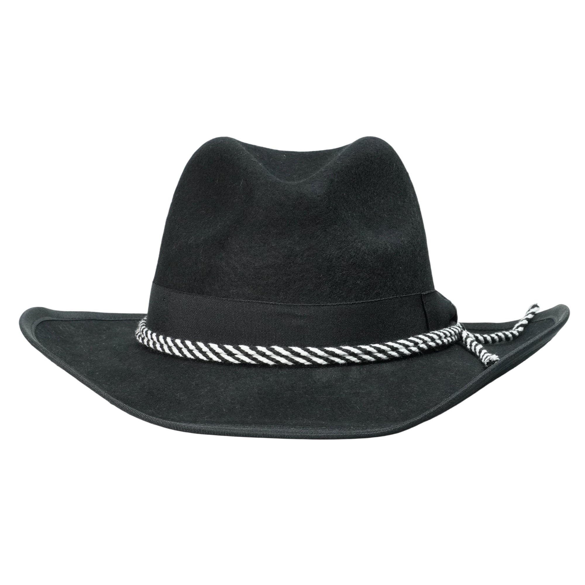 Chic Felt Hat – Classic Shape, Coordinated Accessories