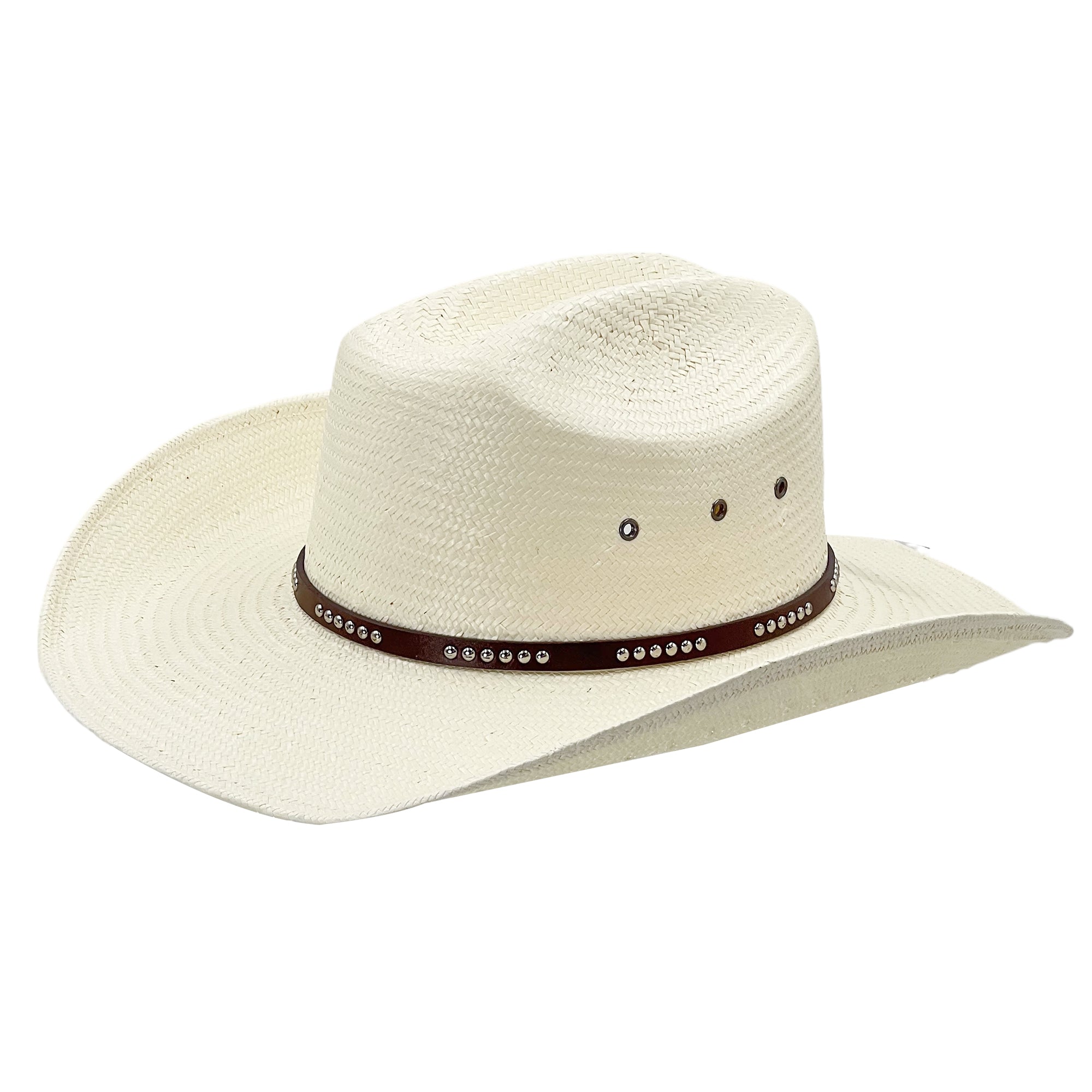 Modern Straw Hat – Sculpted Brim, Airflow Design