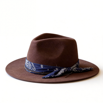 Modern Flat-Brim – Warm Espresso Tone