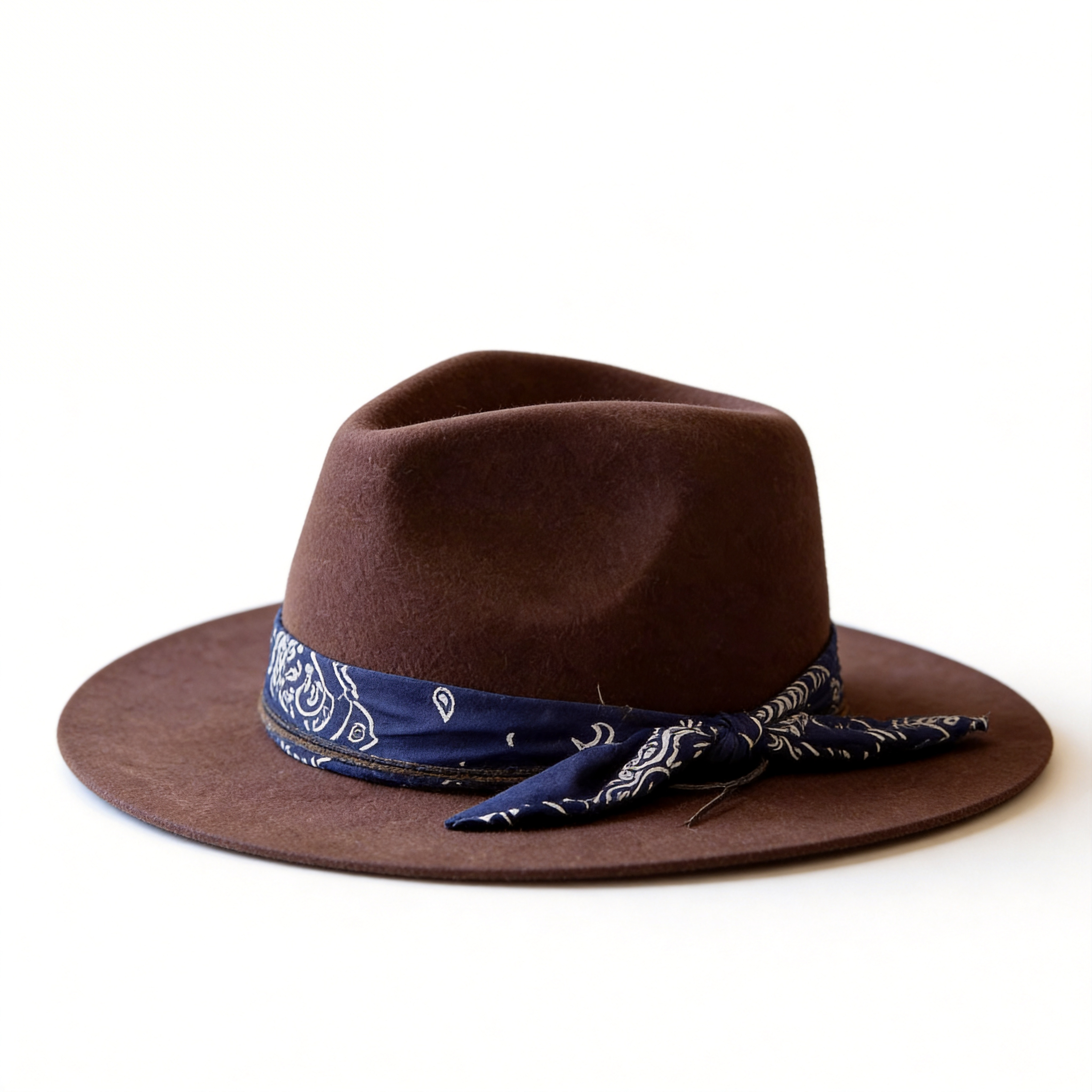 Modern Flat-Brim – Warm Espresso Tone