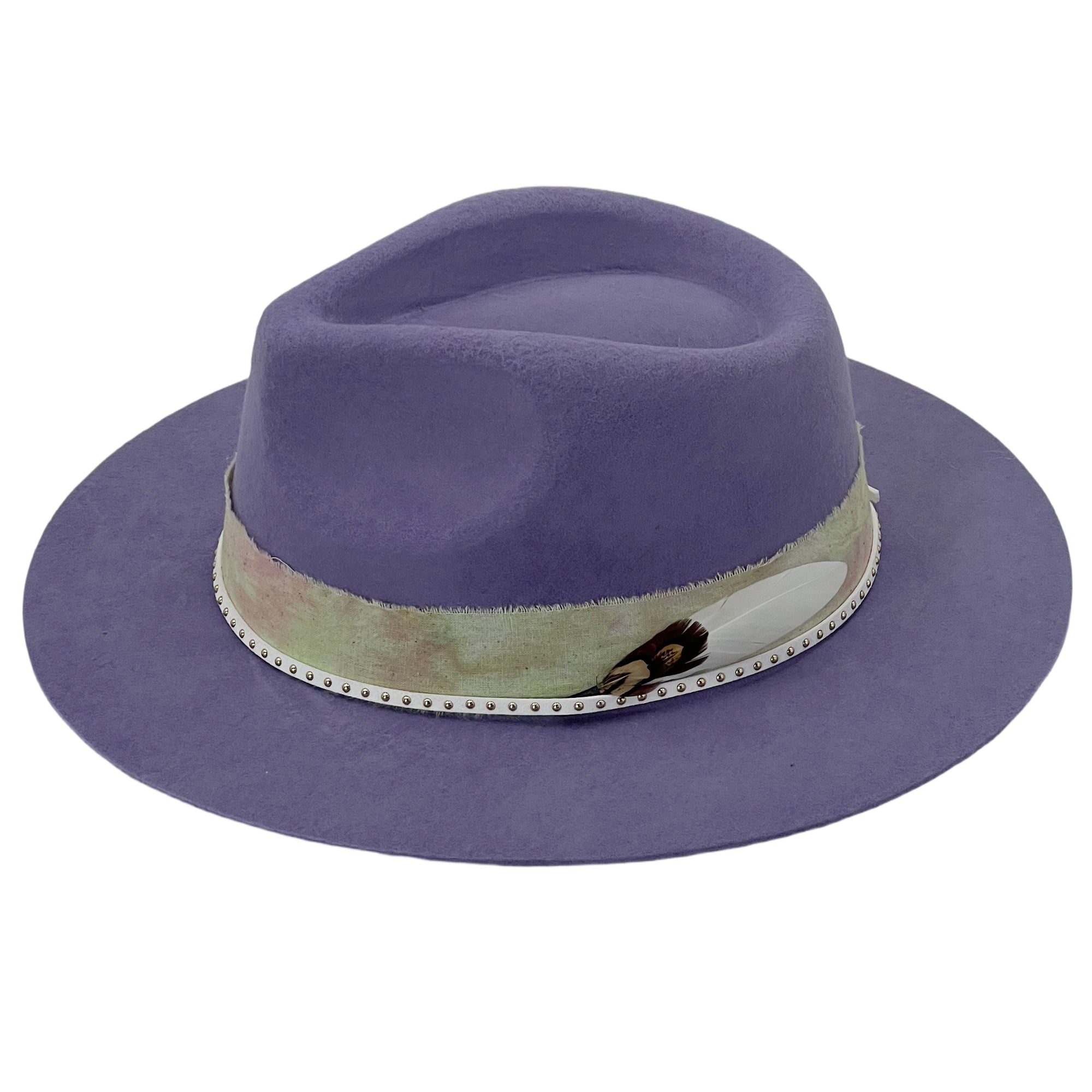 Modern Purple Hat – Custom Band Accents